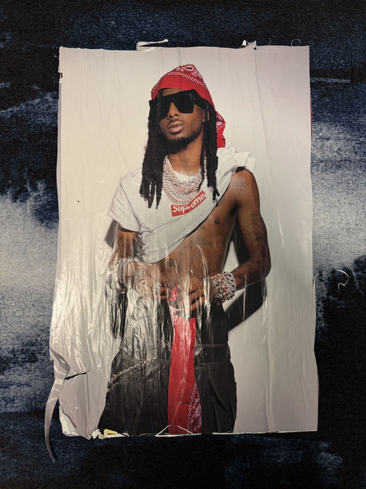 Supreme Playboi Carti Supreme Poster 2025 (Original) Rare Collectors Size ONE SIZE - 3 Thumbnail