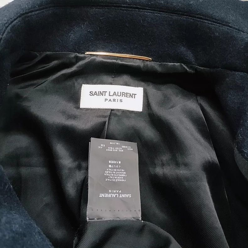 Saint Laurent Paris Saint Laurent Paris Blue short jacket-2505 Size US S / EU 44-46 / 1 - 5 Thumbnail