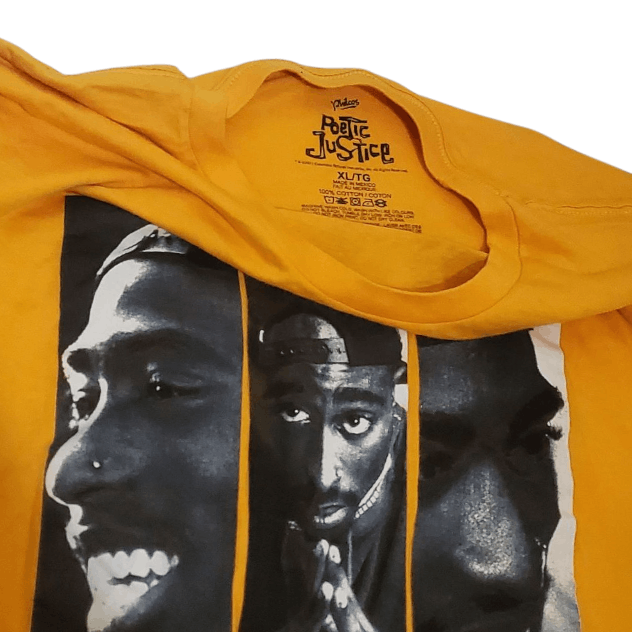 Vintage Poetic Justice Tupac Photo Longsleeve T-Shirt Size US XL / EU 56 / 4 - 3 Thumbnail