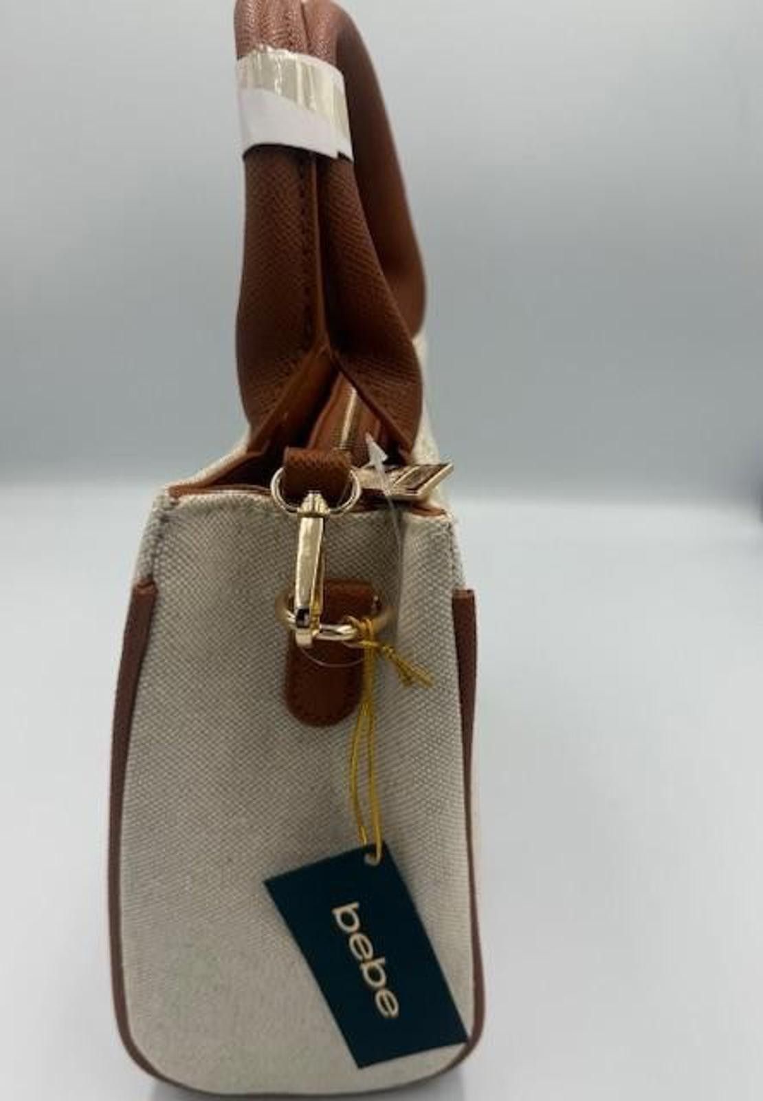 United Colors Of Benetton NWT Bebe Paisley Mini Canvas hand bag - Caramel color Size ONE SIZE - 3 Thumbnail