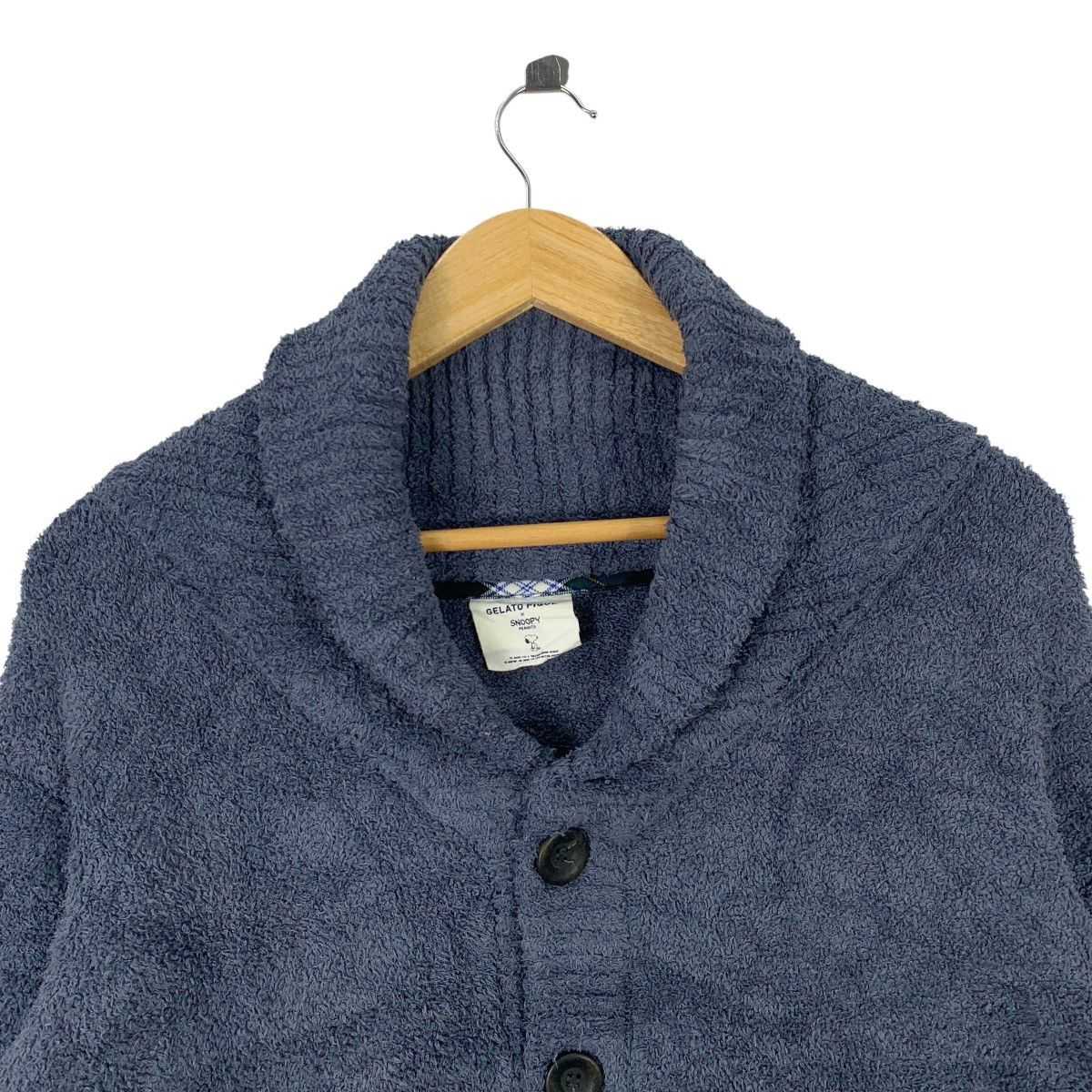 Cartoon Network × Peanuts × Vintage GELATO PIQUE x PEANUT SNOOPY Cartoon Fleece Cardigan Sweater Size US L / EU 52-54 / 3 - 3 Thumbnail