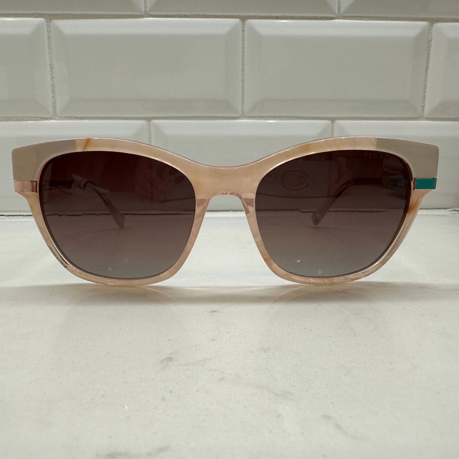 Ted Baker Ted Baker Sunglasses TWS219 BLS 55 18 Champagne Pink Size ONE SIZE - 1 Thumbnail
