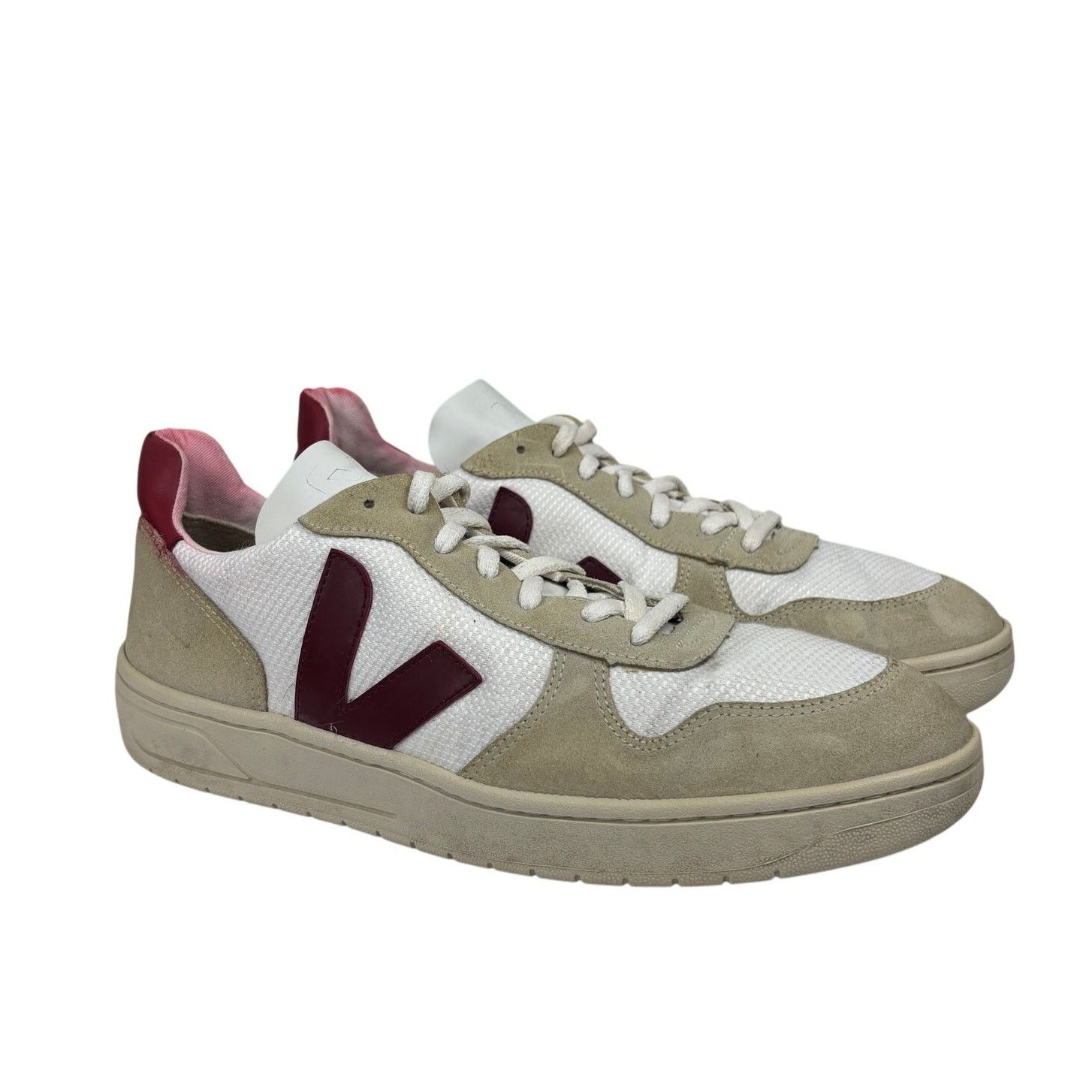 Veja Veja V-10 Leather Low Sneakers Shoes Men's 11.5 Preppy Size US 11.5 / EU 44-45 - 1 Thumbnail