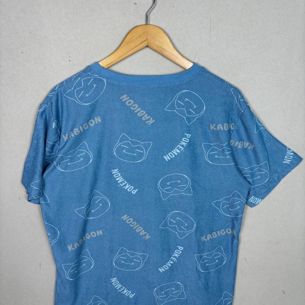 Anime Pokemon Snorlex Tshirt Overprint Blue L Size US L / EU 52-54 / 3 - 4 Thumbnail