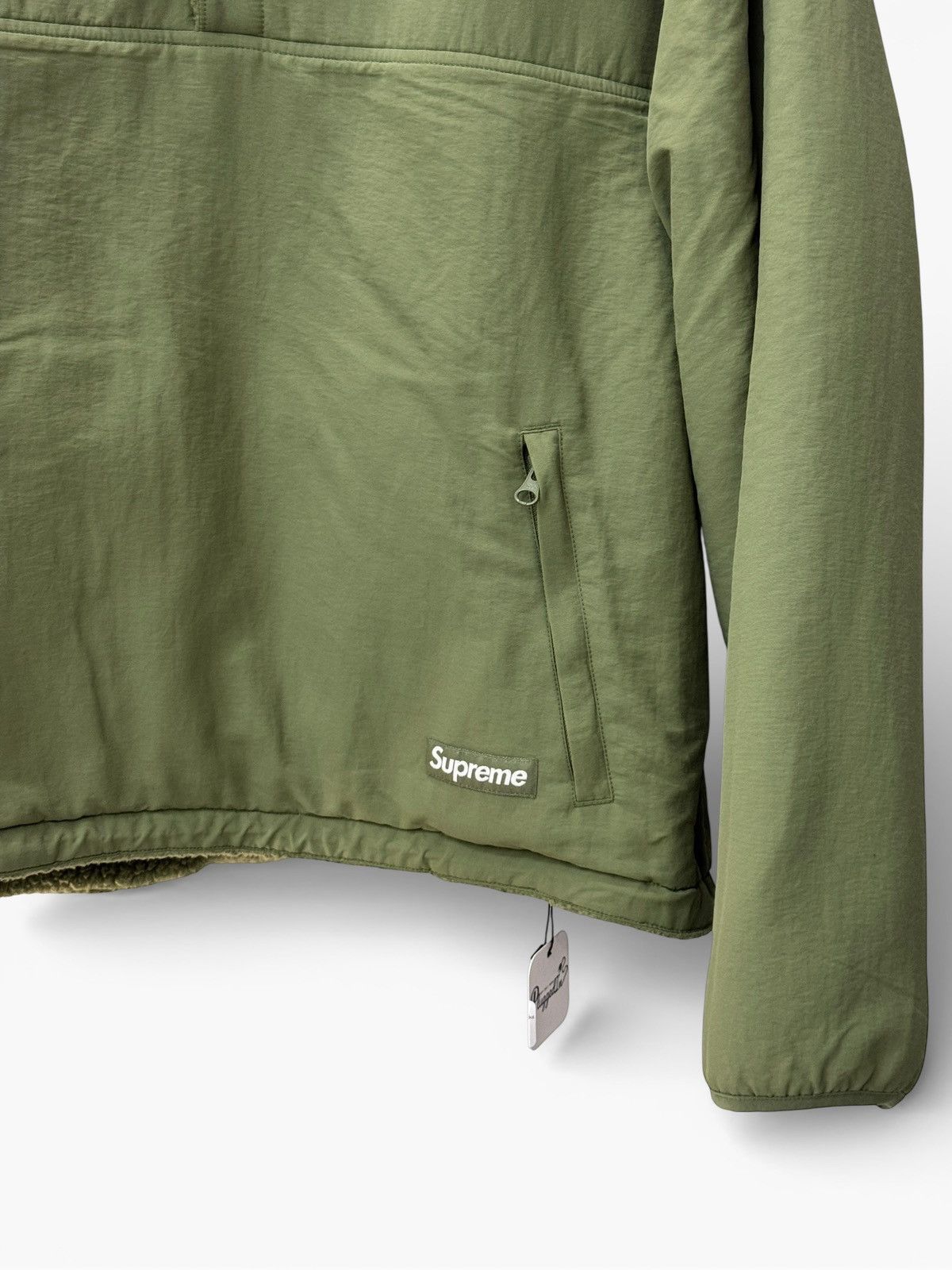 Supreme Supreme Olive Fleece Reversible Windbreaker Size US M / EU 48-50 / 2 - 2 Thumbnail