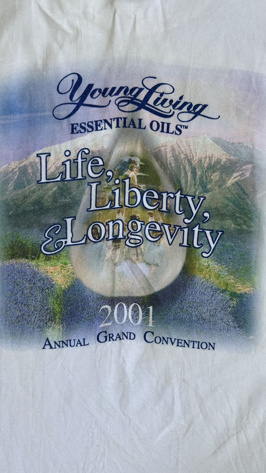 Vintage VINTAGE YOUNG LIVING ESSENTIALS OIL TEE Size US L / EU 52-54 / 3 - 6 Thumbnail