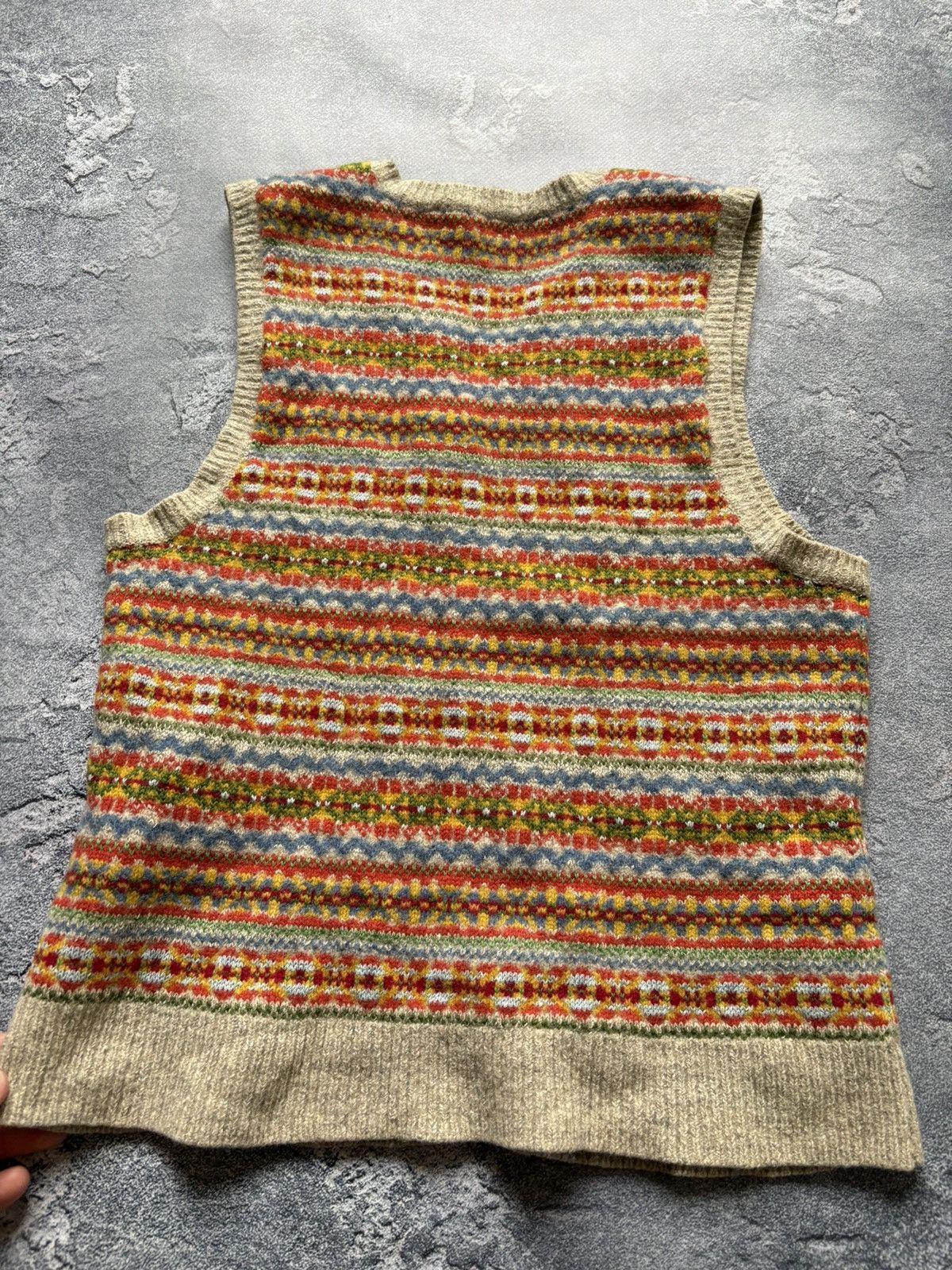Polo Ralph Lauren Vintage Polo Ralph Lauren Fair Isle Luxury Knit Vest Rare Size XXS / US 00 / IT 34 - 10 Thumbnail