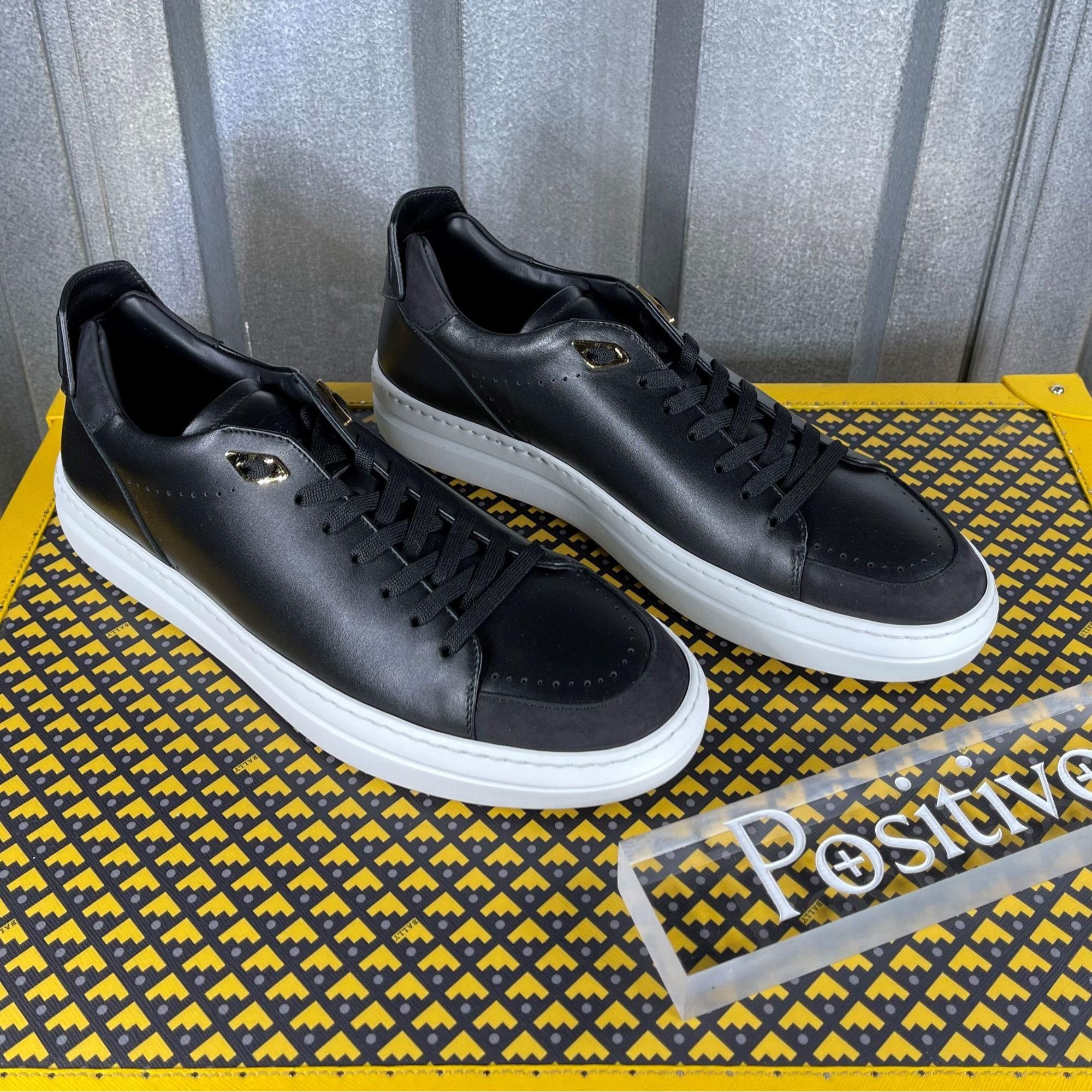 Buscemi Buscemi Uno Sport Black Leather Sneakers US 7 EU 40 Size US 7 / EU 40 - 4 Thumbnail