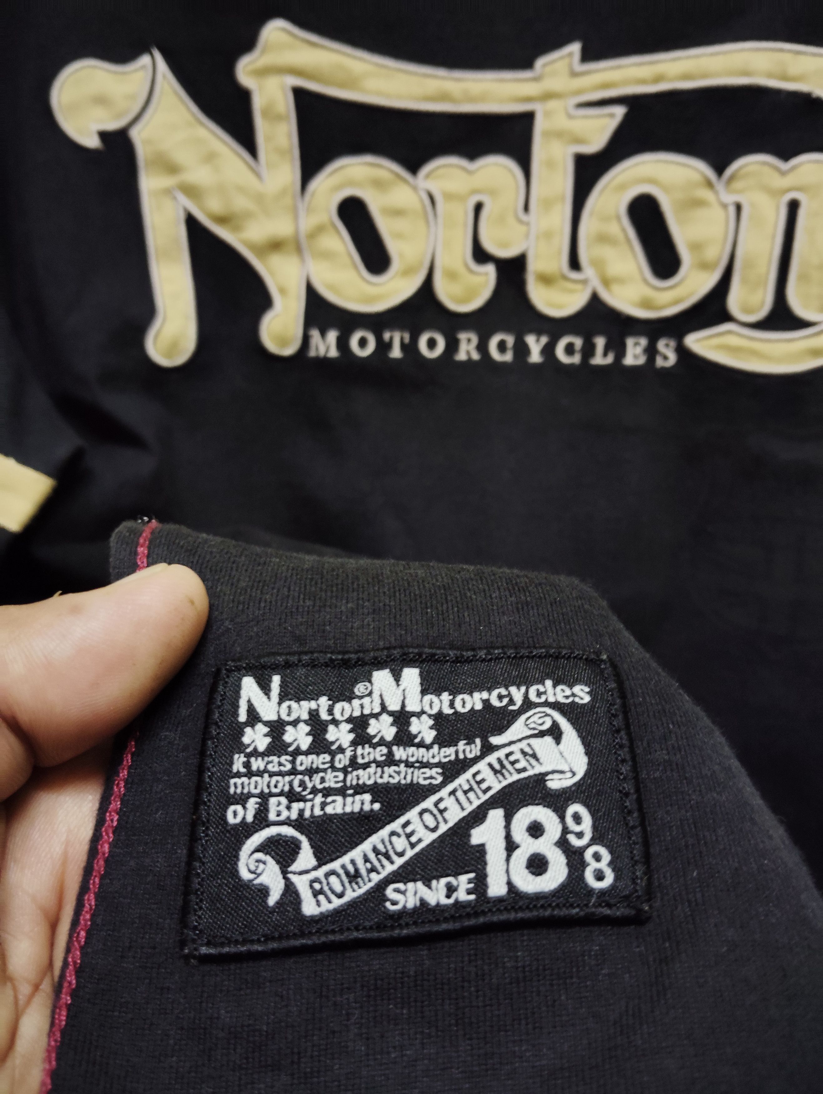 Norton NORTON long sleeve t-shirt Embroidered Size US S / EU 44-46 / 1 - 7 Thumbnail