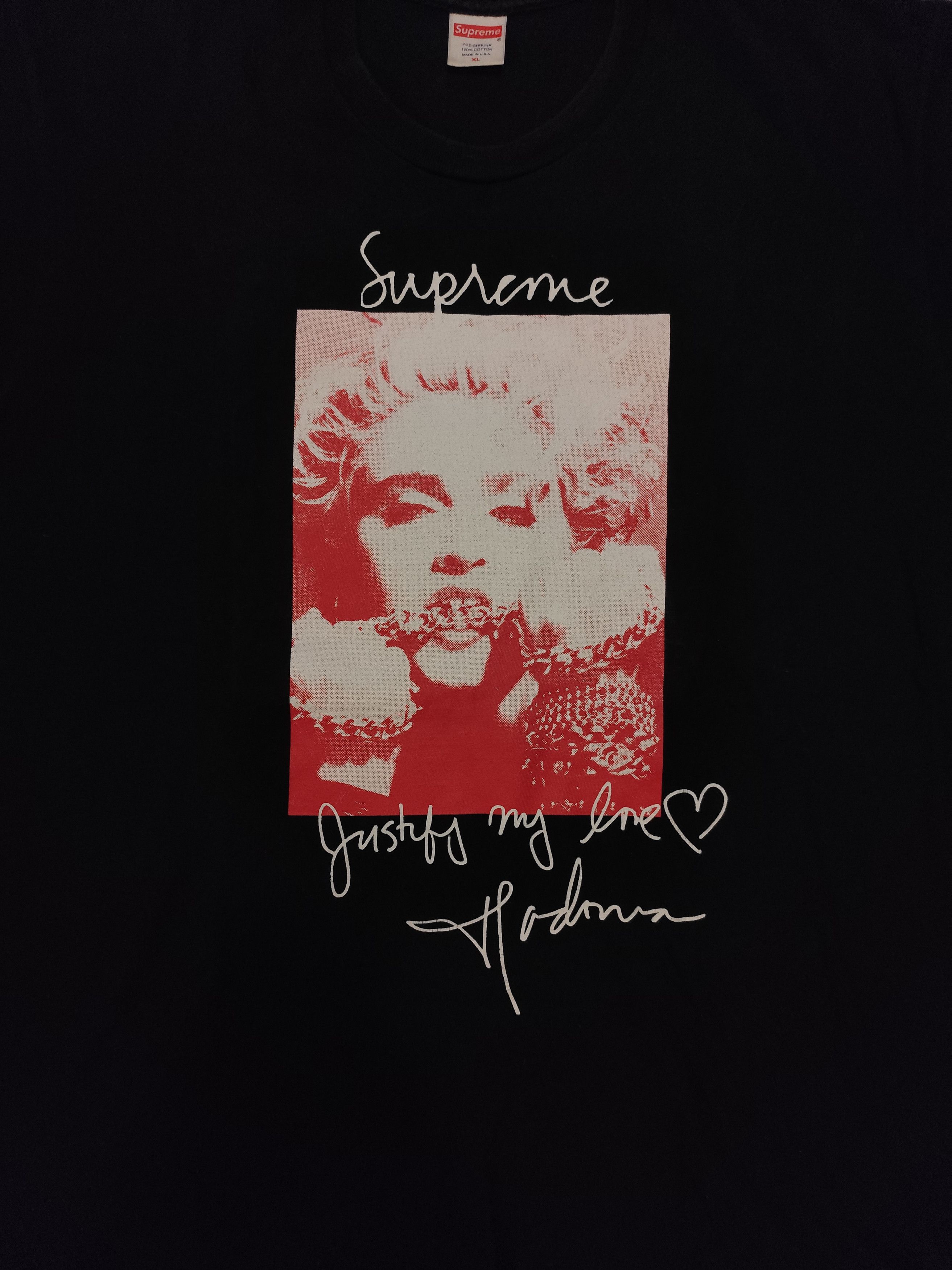 Supreme Supreme madonna tee black Size US XL / EU 56 / 4 - 3 Thumbnail