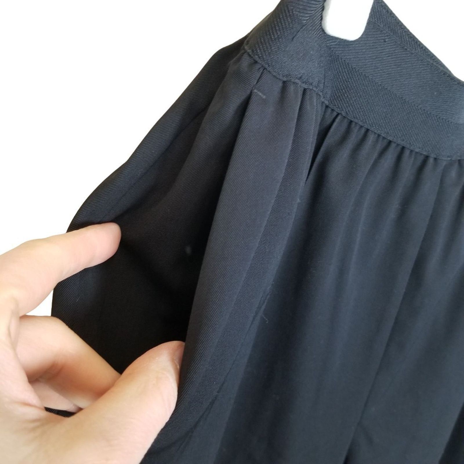 Everlane Everlane Women Black Wool Trouser Pants 2 Classic Minimalist Size 26" / US 2 / IT 38 - 3 Thumbnail