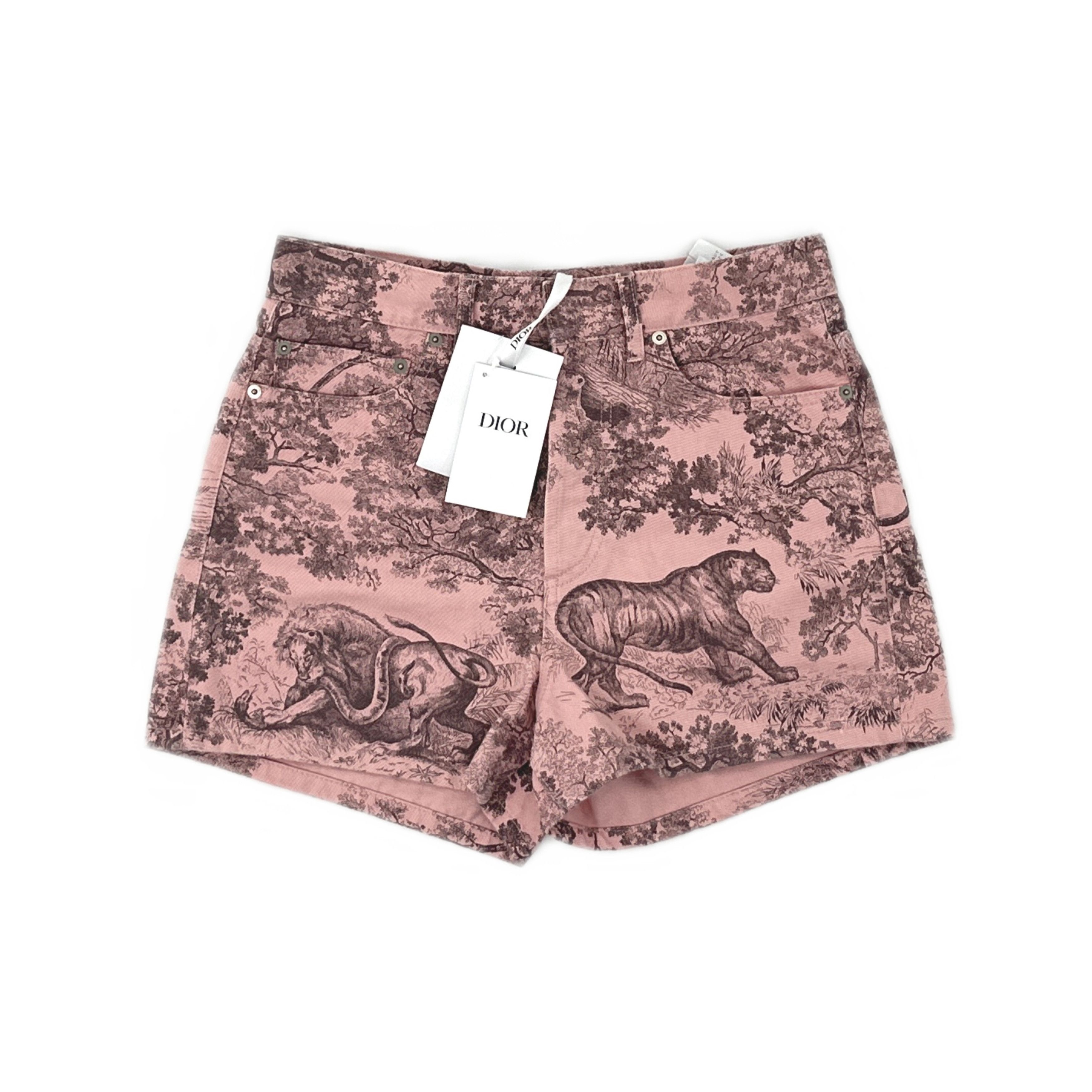 Dior Dior Toile de Jouy Print Shorts Size 36 Size 26" / US 2 / IT 38 - 1 Thumbnail