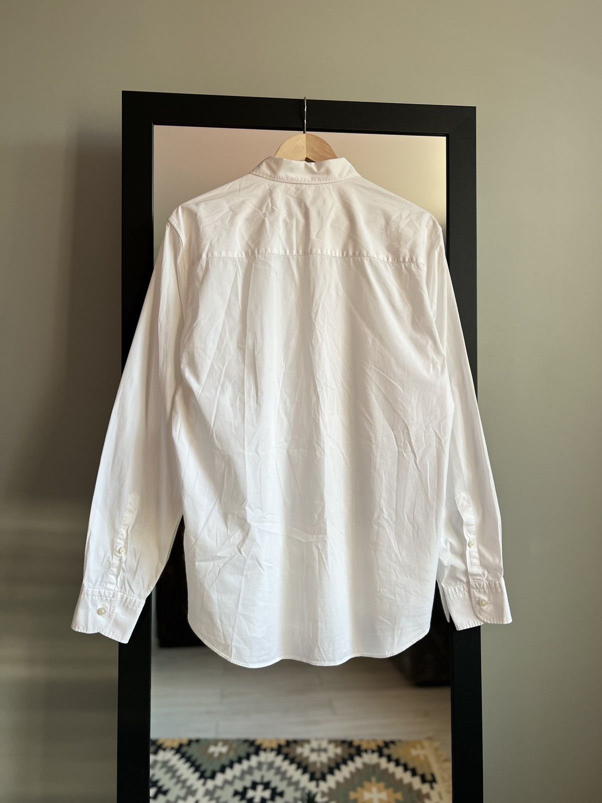 Ermenegildo Zegna Z Zegna Drop 8 Fit White Button Up Shirt Size US XL / EU 56 / 4 - 8 Thumbnail