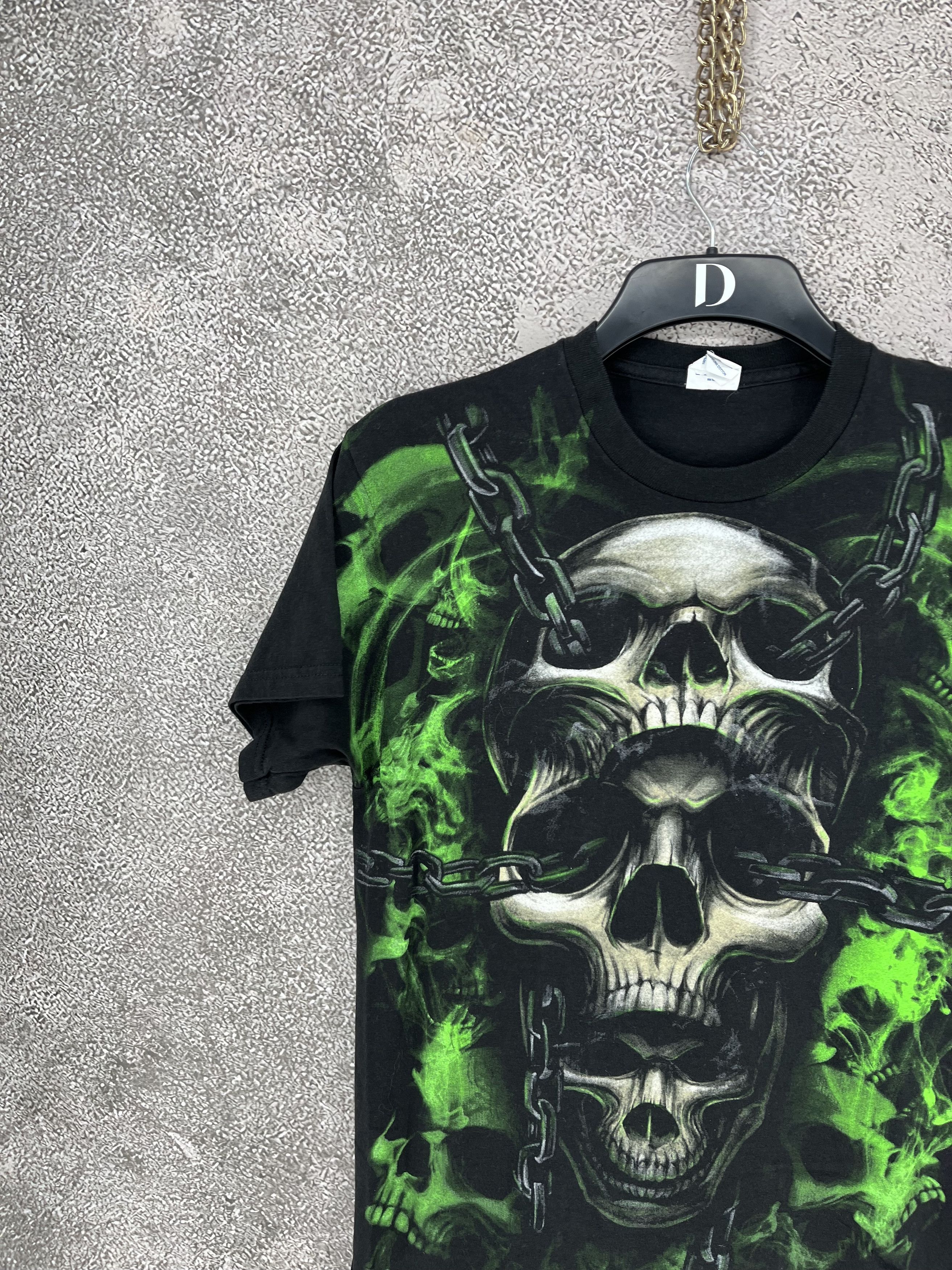 Band Tees Vintage Skull Smoke Rocky Asap Fashion raptees Size US M / EU 48-50 / 2 - 4 Thumbnail