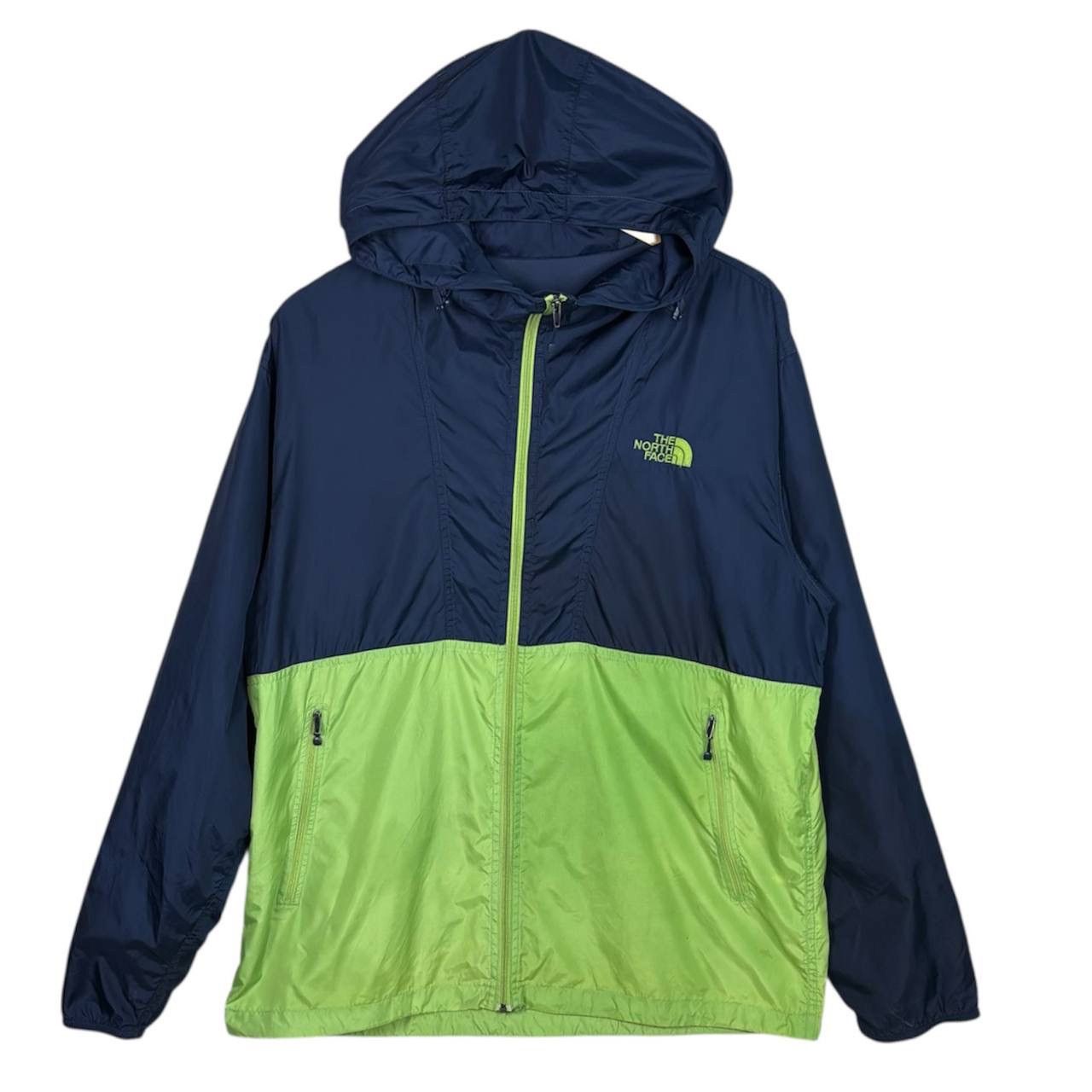 The North Face The North Face Blue Green Zipper Sweater Hooded Size US XL / EU 56 / 4 - 1 Thumbnail