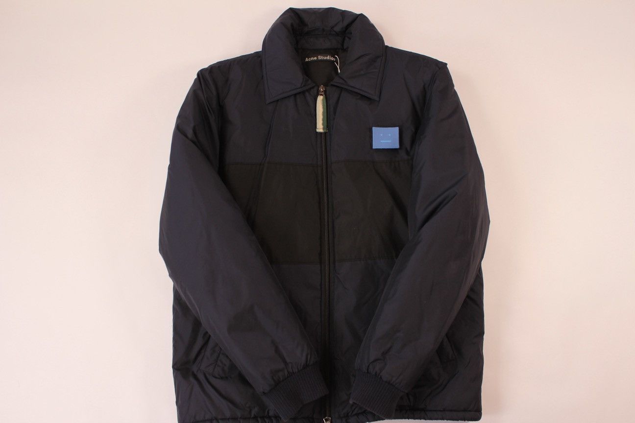 Acne Studios Acne Studios Face Patch Padded Bomber Jacket 'Navy' Size US S / EU 44-46 / 1 - 12 Thumbnail
