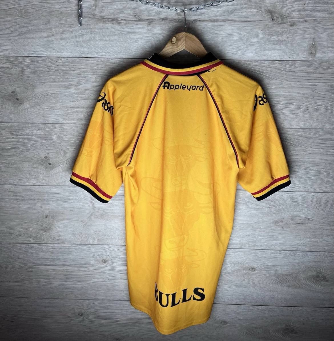 Asics Bradford Bulls Rugby League 1999 Away Shirt ASICS Mens Size US S / EU 44-46 / 1 - 7 Thumbnail