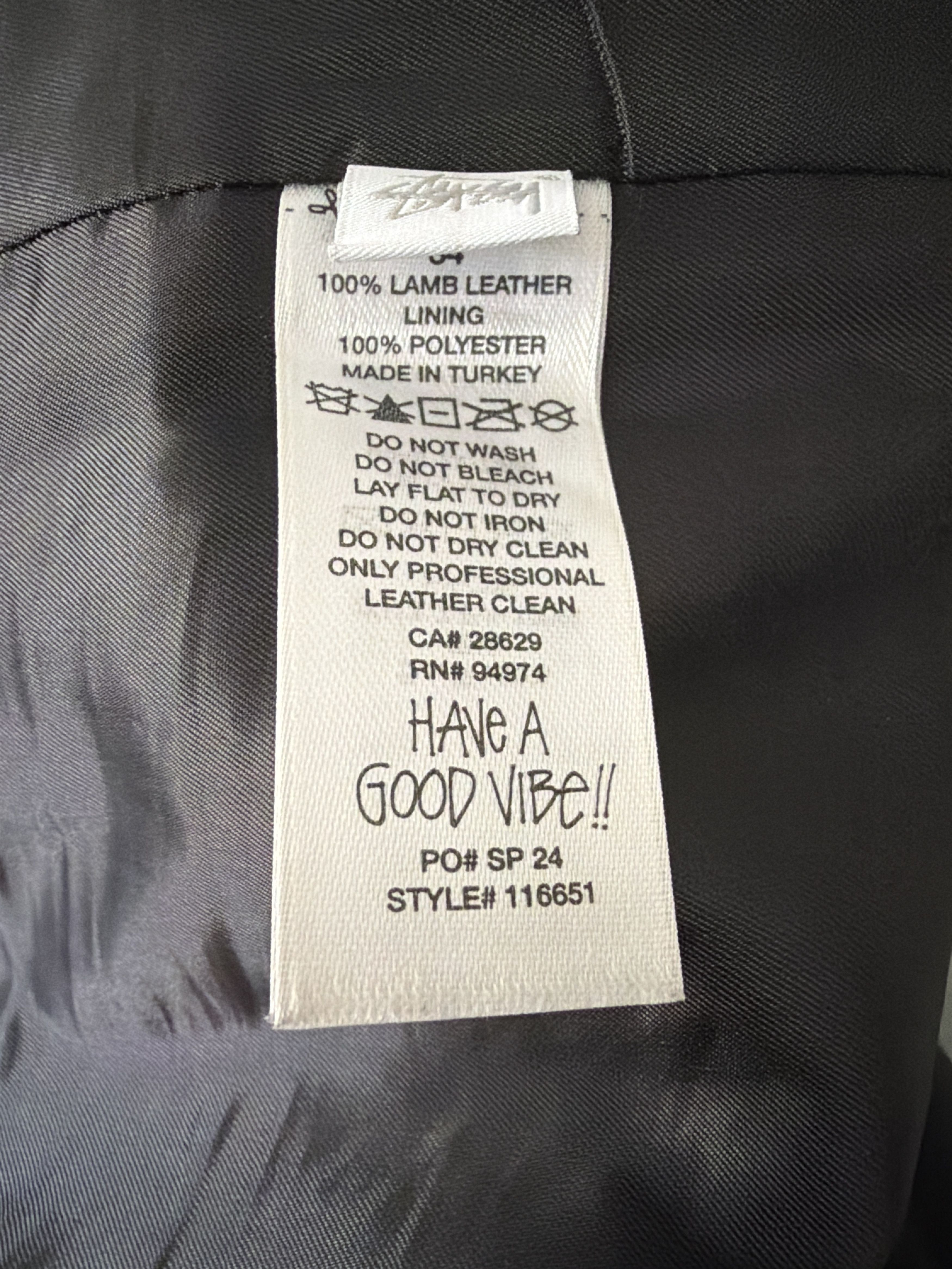 Stussy Stussy Big Ol’ Leather Pants Size US 34 / EU 50 - 4 Thumbnail
