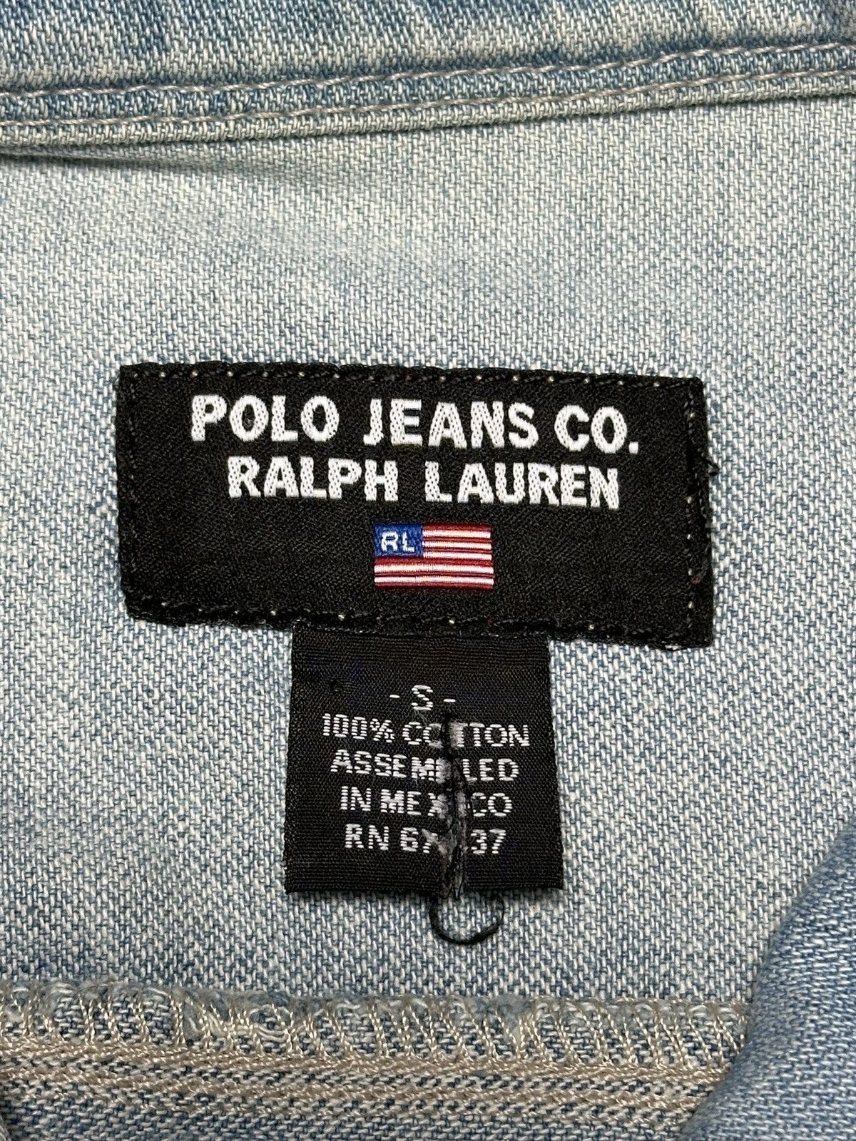 Polo Ralph Lauren Vintage Ralph Lauren Polo Jeans CO Women's Denim Jacket Size S / US 4 / IT 40 - 14 Thumbnail