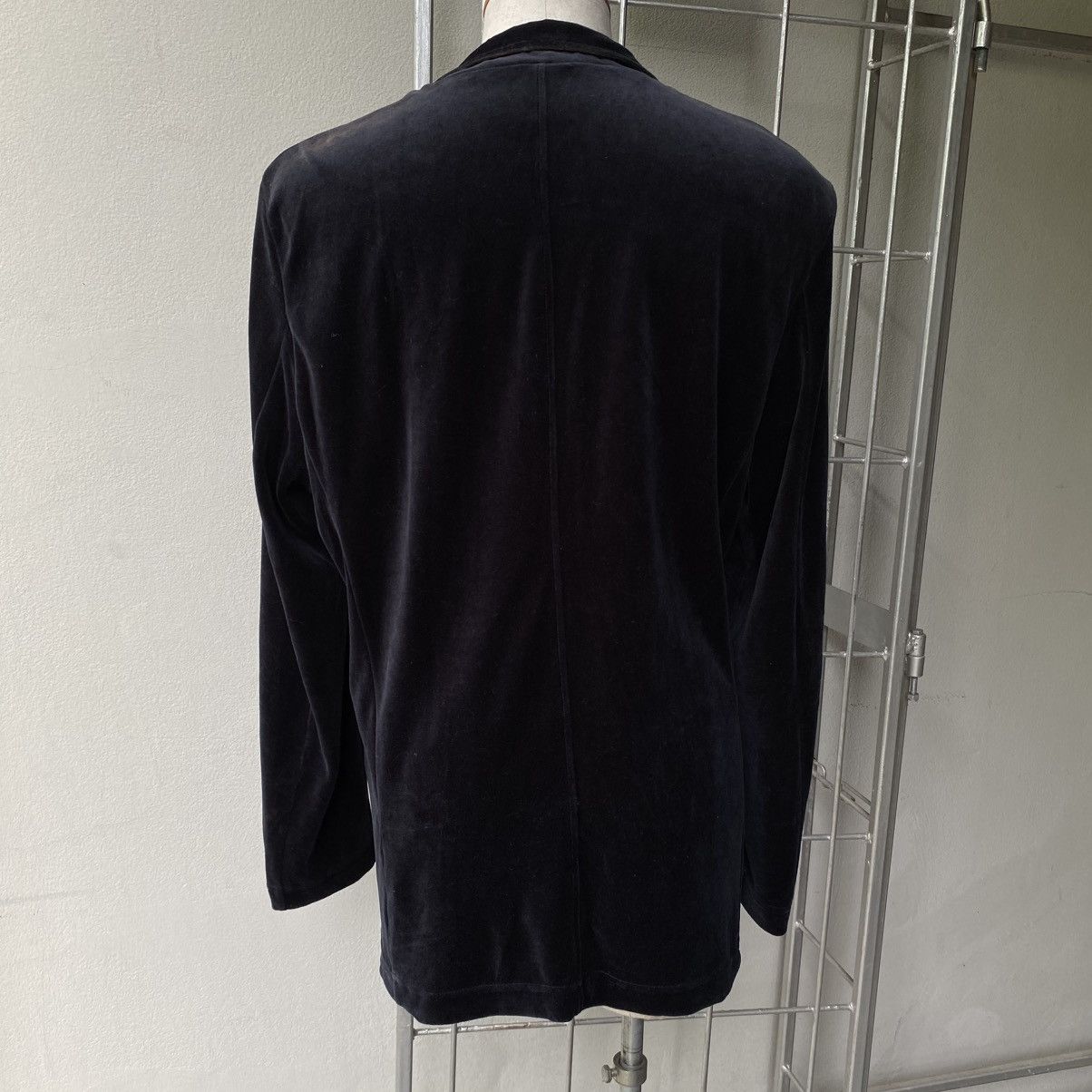Adidas Adidas Black Velour Zip Jacket Size US M / EU 48-50 / 2 - 2 Thumbnail