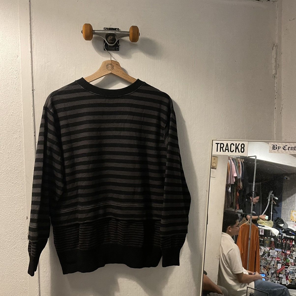 Issey Miyake × Ne-Net Ne-Net by Issey Miyake Stripe Sweater Rare Design Size US M / EU 48-50 / 2 - 4 Thumbnail
