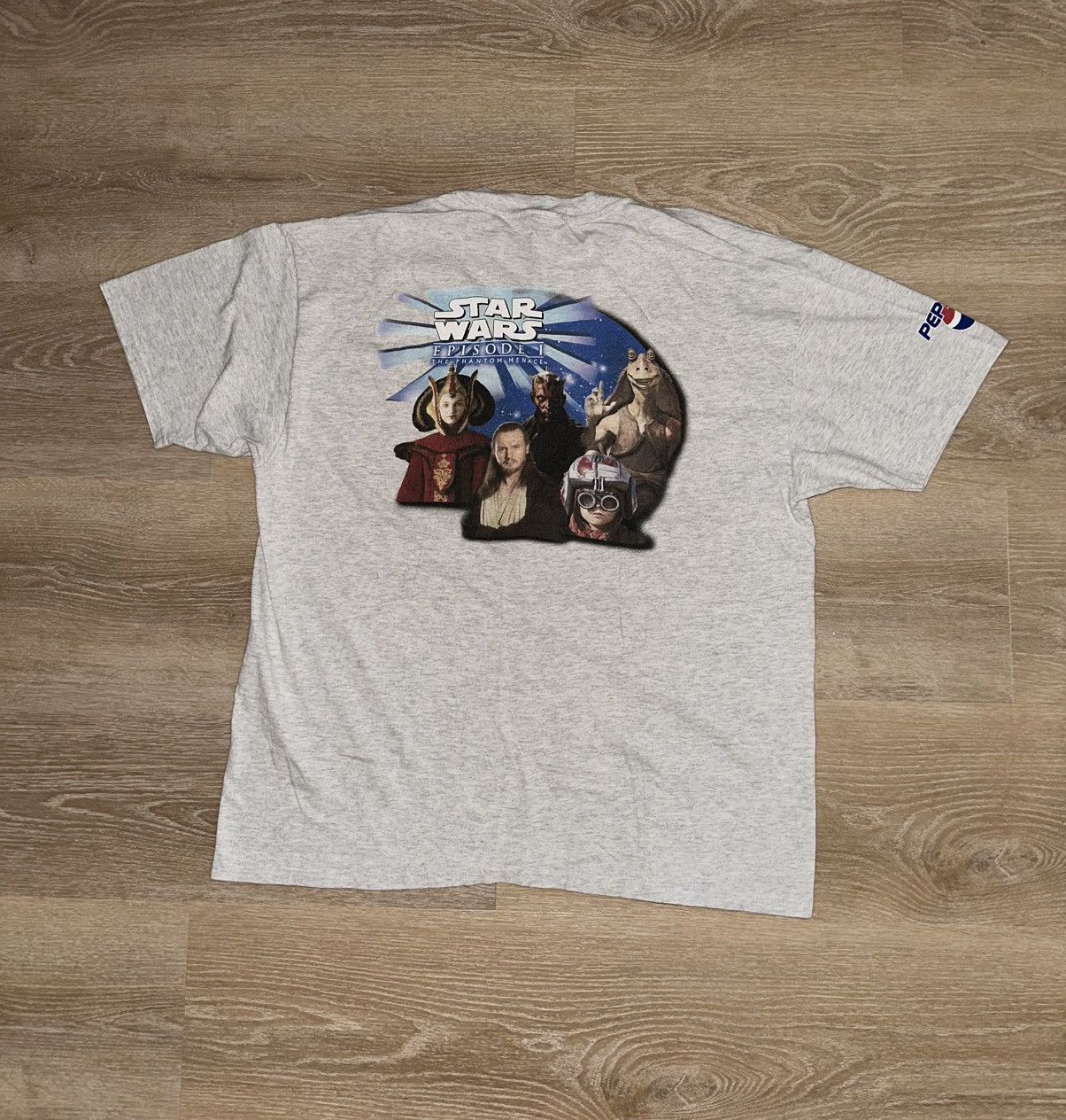 Star Wars × Vintage Vintage 90s Star Wars Episode One The Phantom Menace T-Shirt Size US XL / EU 56 / 4 - 1 Thumbnail