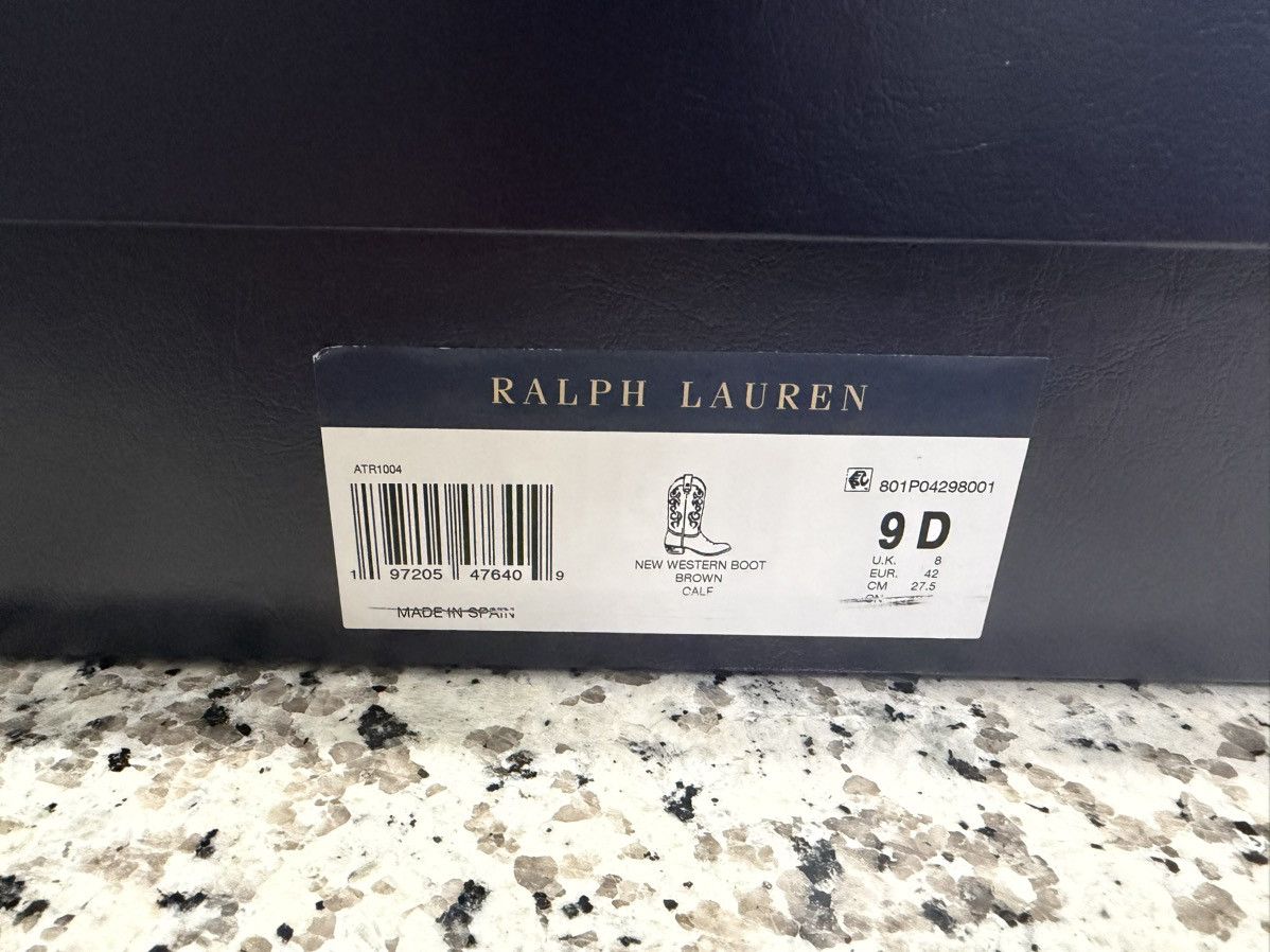 Ralph Lauren Purple Label Ralph Lauren Purple Label Calf Mid-cut Western Boots Size US 9 / EU 42 - 7 Thumbnail