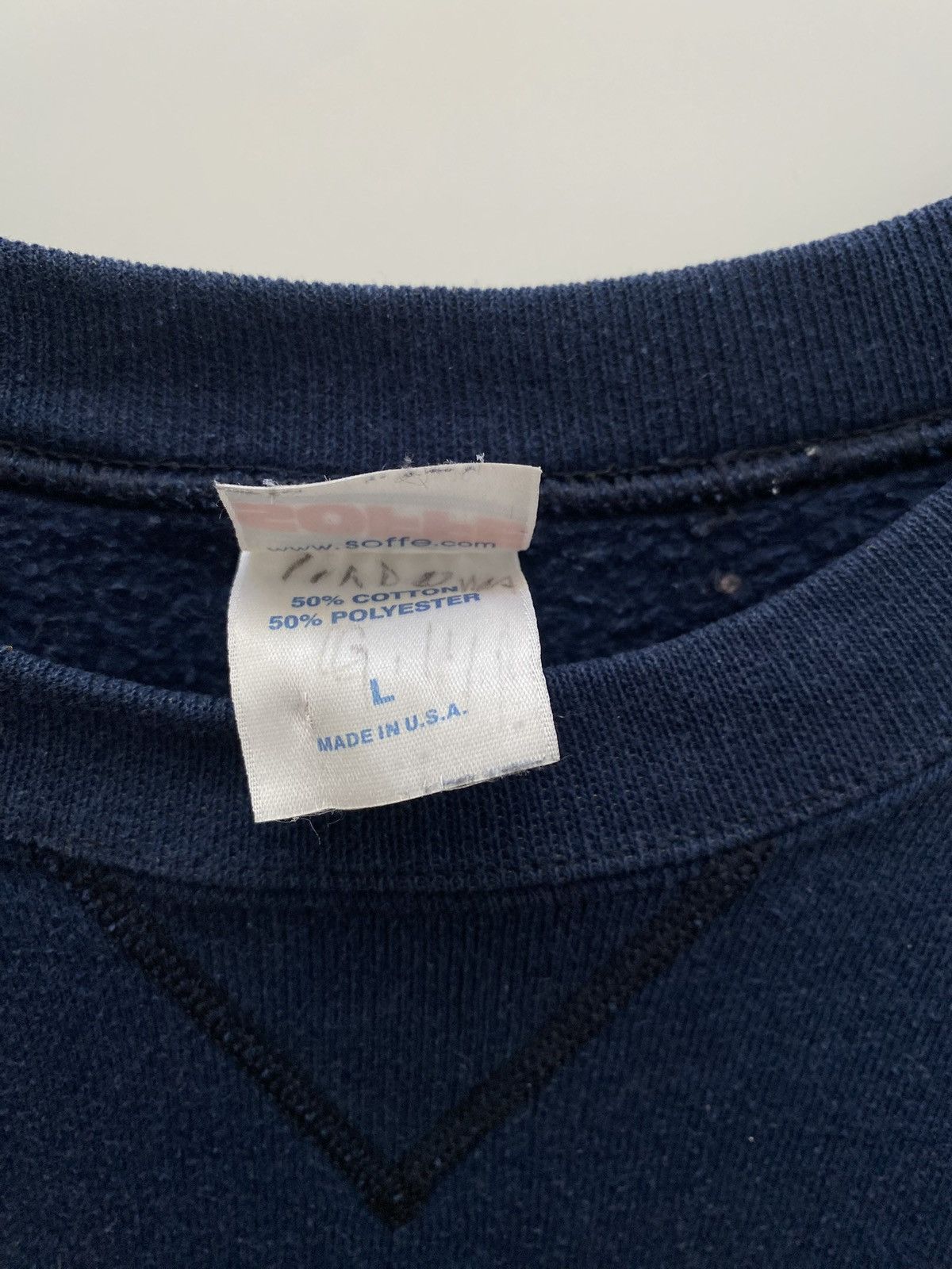 Soffe Vintage US Navy Military Crewneck Sweatshirt Made in USA Size US L / EU 52-54 / 3 - 4 Thumbnail