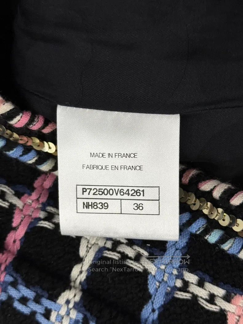 Chanel Chanel Colourful plaid tweed four-pocket jacket Size XS / US 0-2 / IT 36-38 - 5 Thumbnail