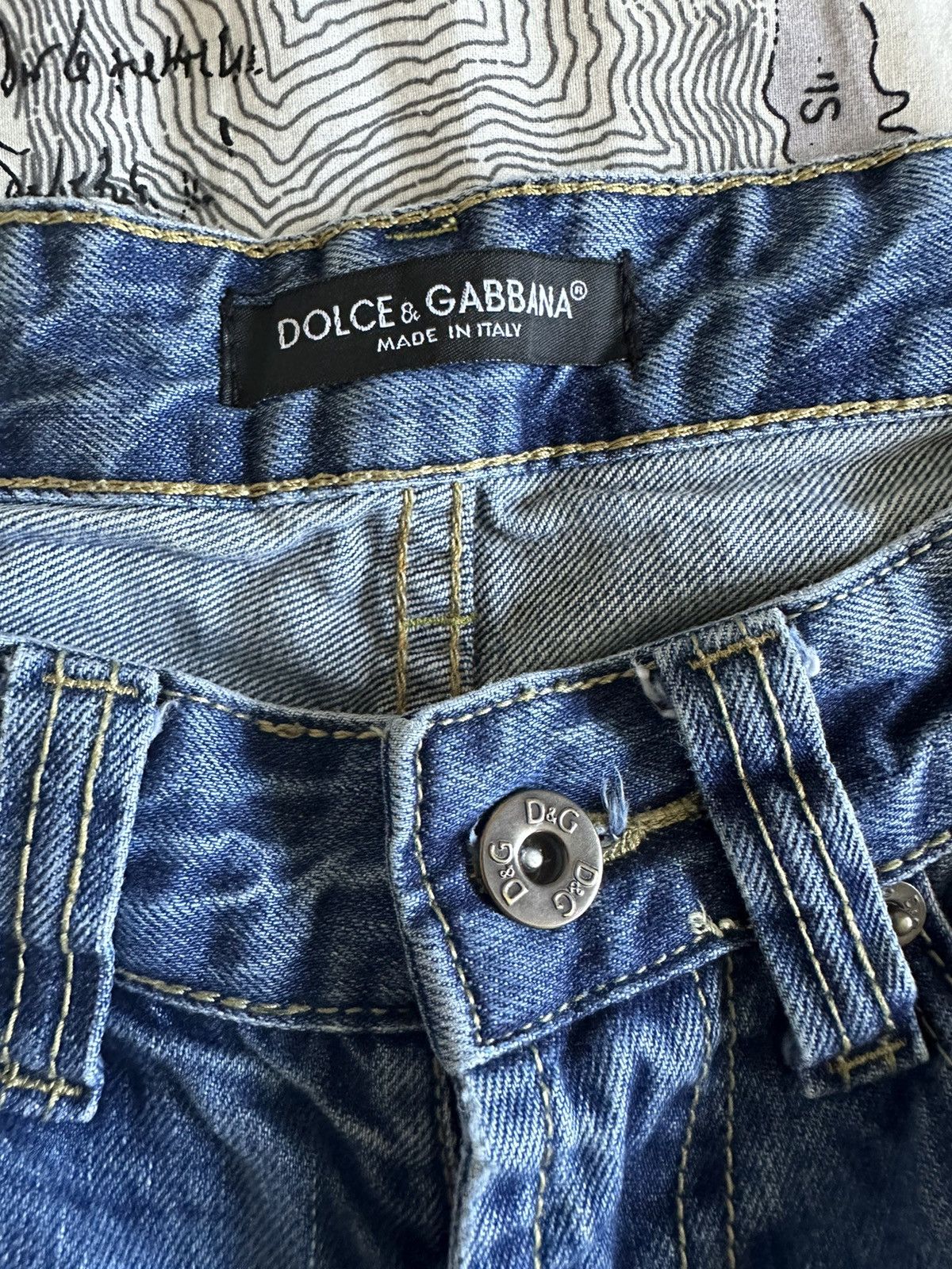 Dolce & Gabbana × Vintage Jeans Dolce&Gabbana Size US 28 / EU 44 - 4 Thumbnail