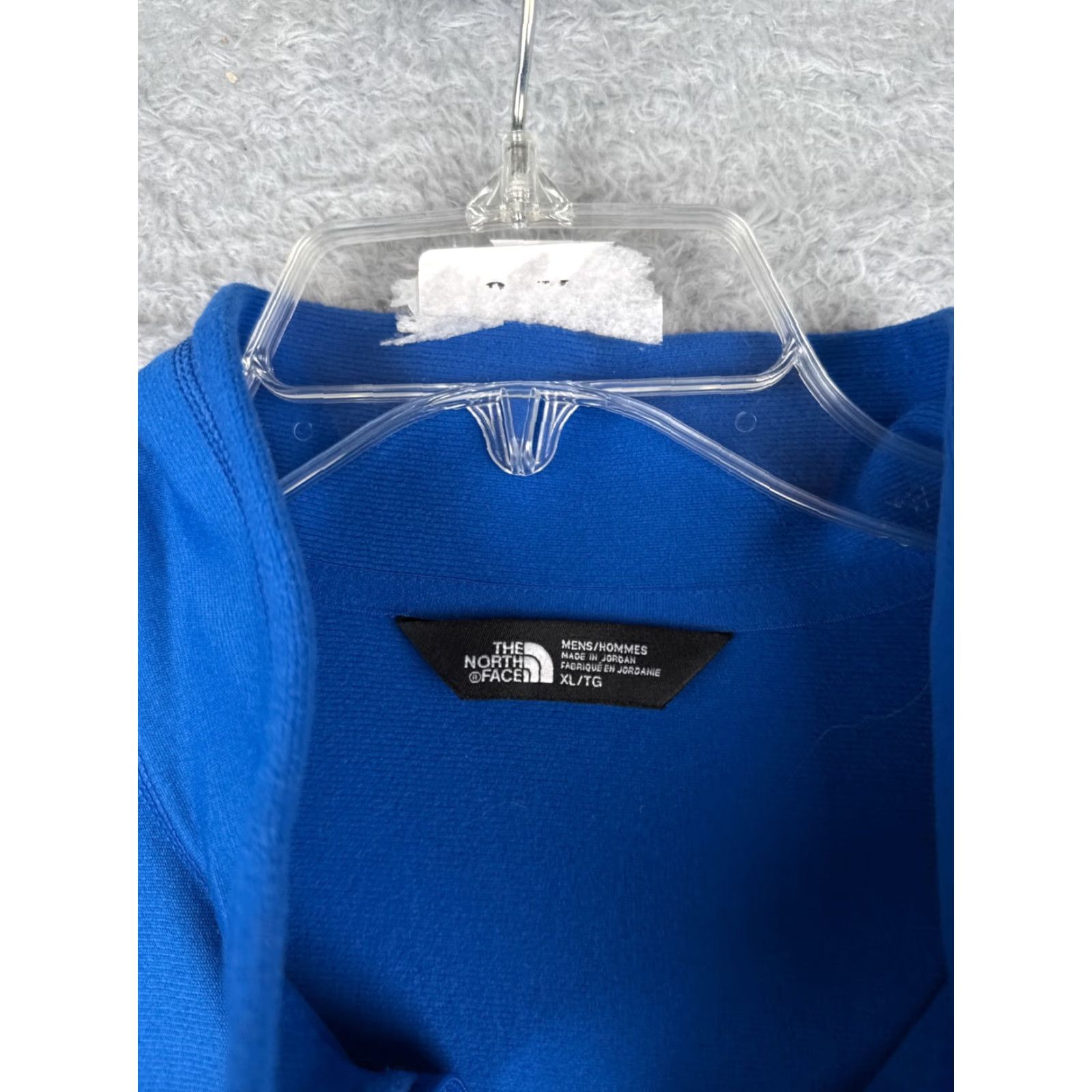 The North Face The North Face Sweater Mens XL Blue 1/4 Zip Mock Neck Polyester Fleece Embroidered Logo Pullover Casual Men’s Core Size US XL / EU 56 / 4 - 7 Thumbnail