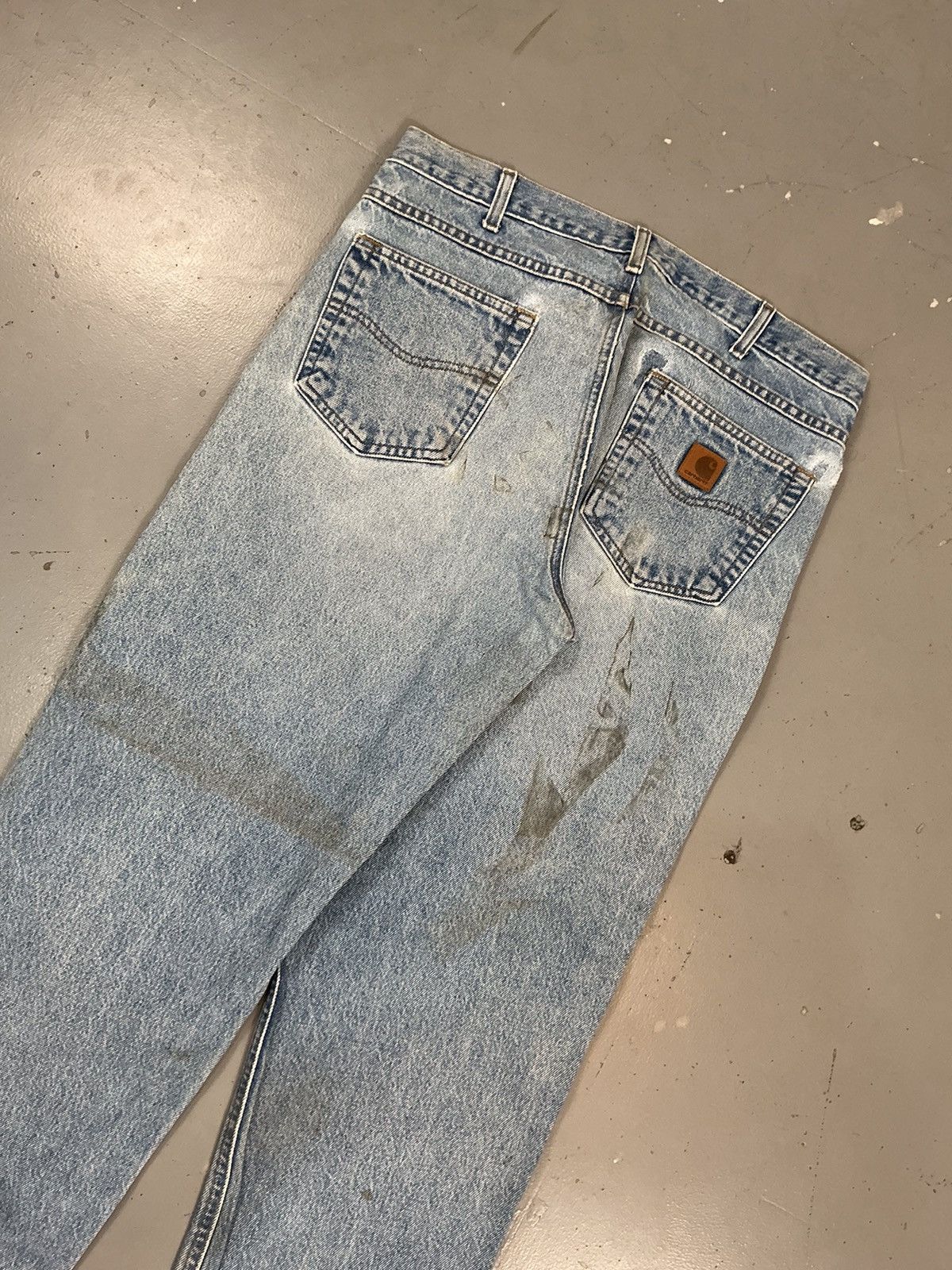 Carhartt × Vintage Vintage Carhartt b11 DST straight fit denim Size US 36 / EU 52 - 11 Thumbnail