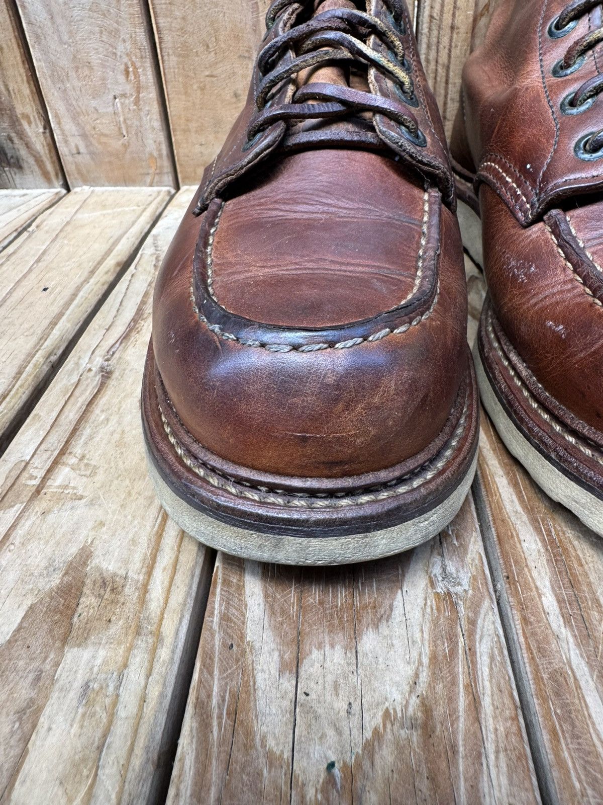 Red Wing Red Wing 1907 Copper Rough Brown Boots UK 7.5 D | EUR 41.5 Size US 8.5 / EU 41-42 - 6 Thumbnail