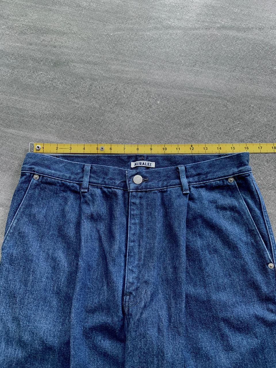 Auralee FREE TAX! Hard Twist Wideleg Denim Jeans Size US 32 / EU 48 - 17 Thumbnail