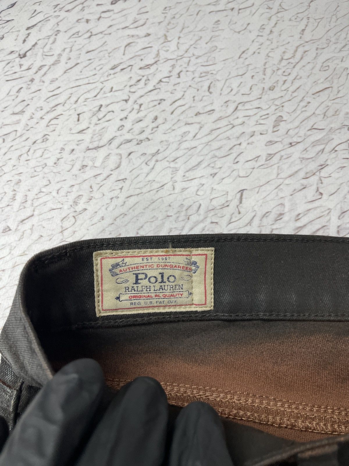 Polo Ralph Lauren Polo Ralph Lauren Talon zipper waxed style jeans pants Size 29" - 11 Thumbnail