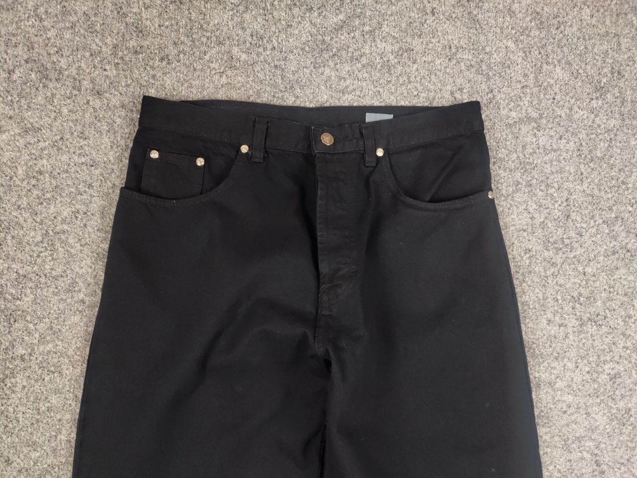 Versace Jeans Couture Vintage 90's Versace Jeans Couture Logo Black Denim Size US 34 / EU 50 - 6 Thumbnail