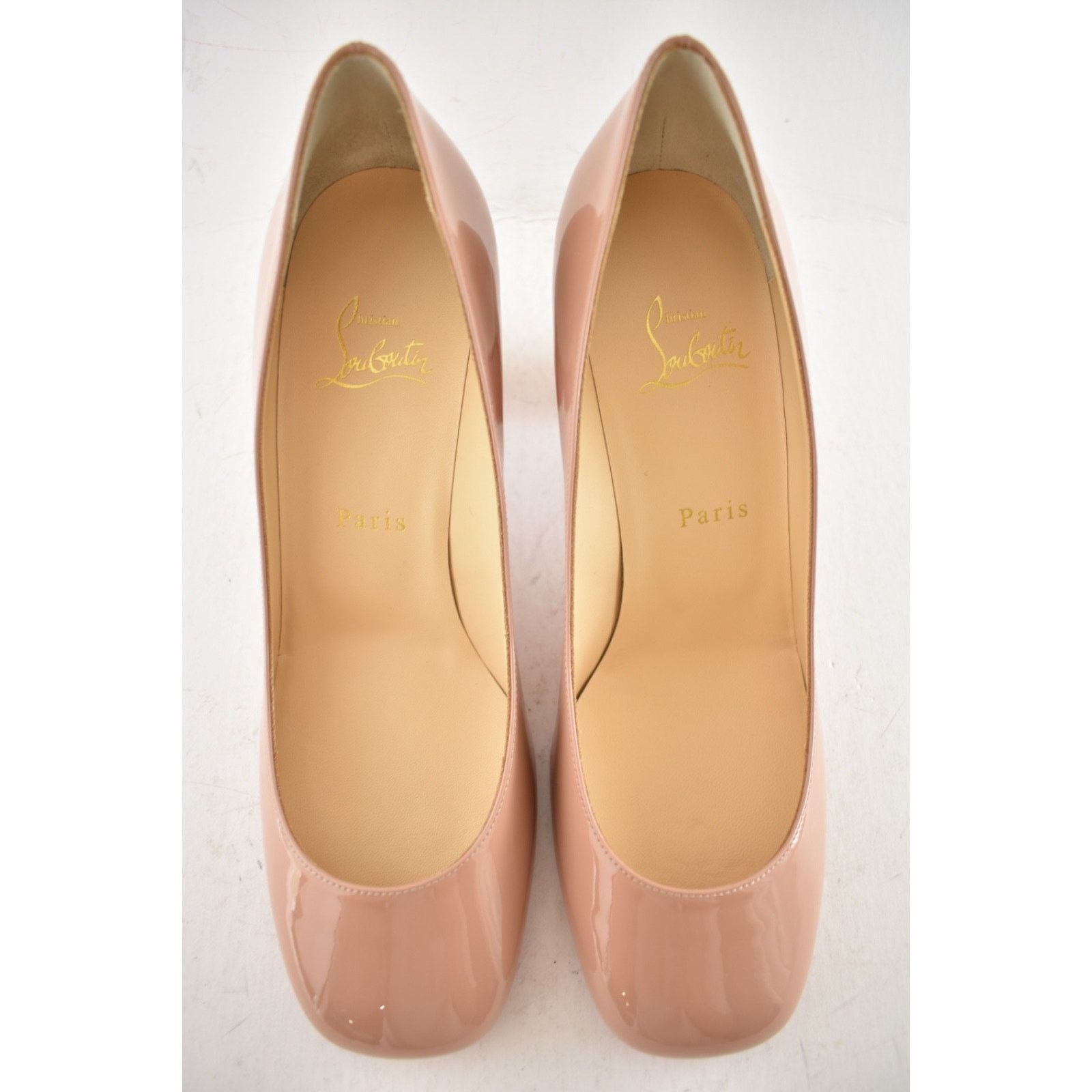 Christian Louboutin Christian Louboutin Cadrilla Patent Block Heel Pump 36.5 Size US 6.5 / IT 36.5 - 10 Thumbnail