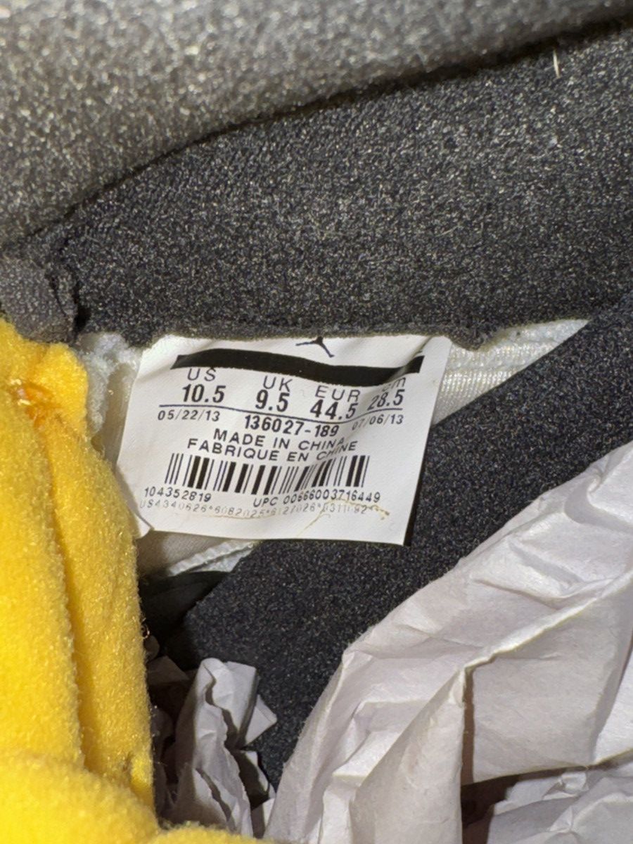 Jordan Brand Jordan 5 Laney 2013 Size 10.5 Mens Size US 10.5 / EU 43-44 - 8 Thumbnail