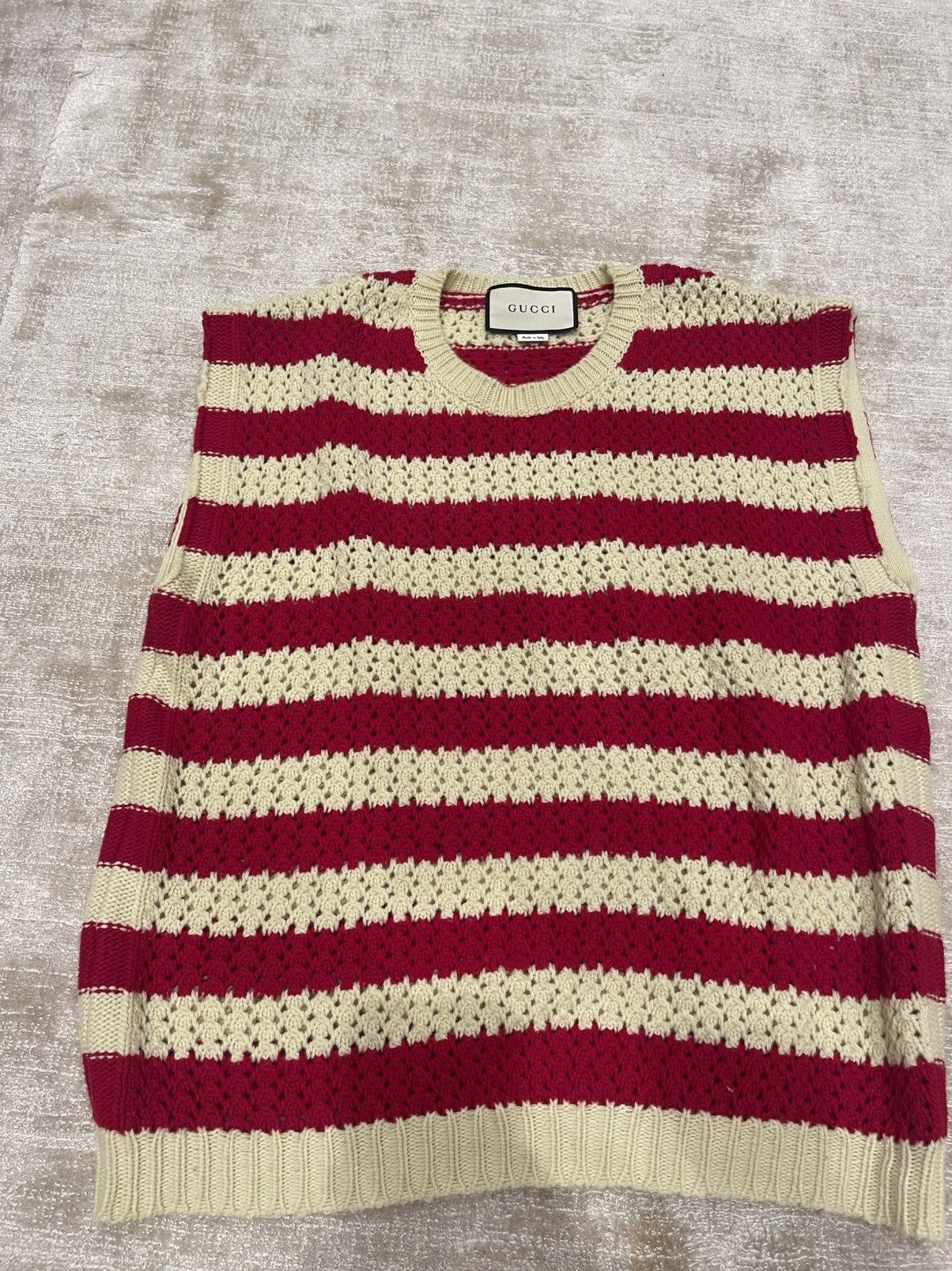 Gucci striped knitted west Size US M / EU 48-50 / 2 - 7 Thumbnail