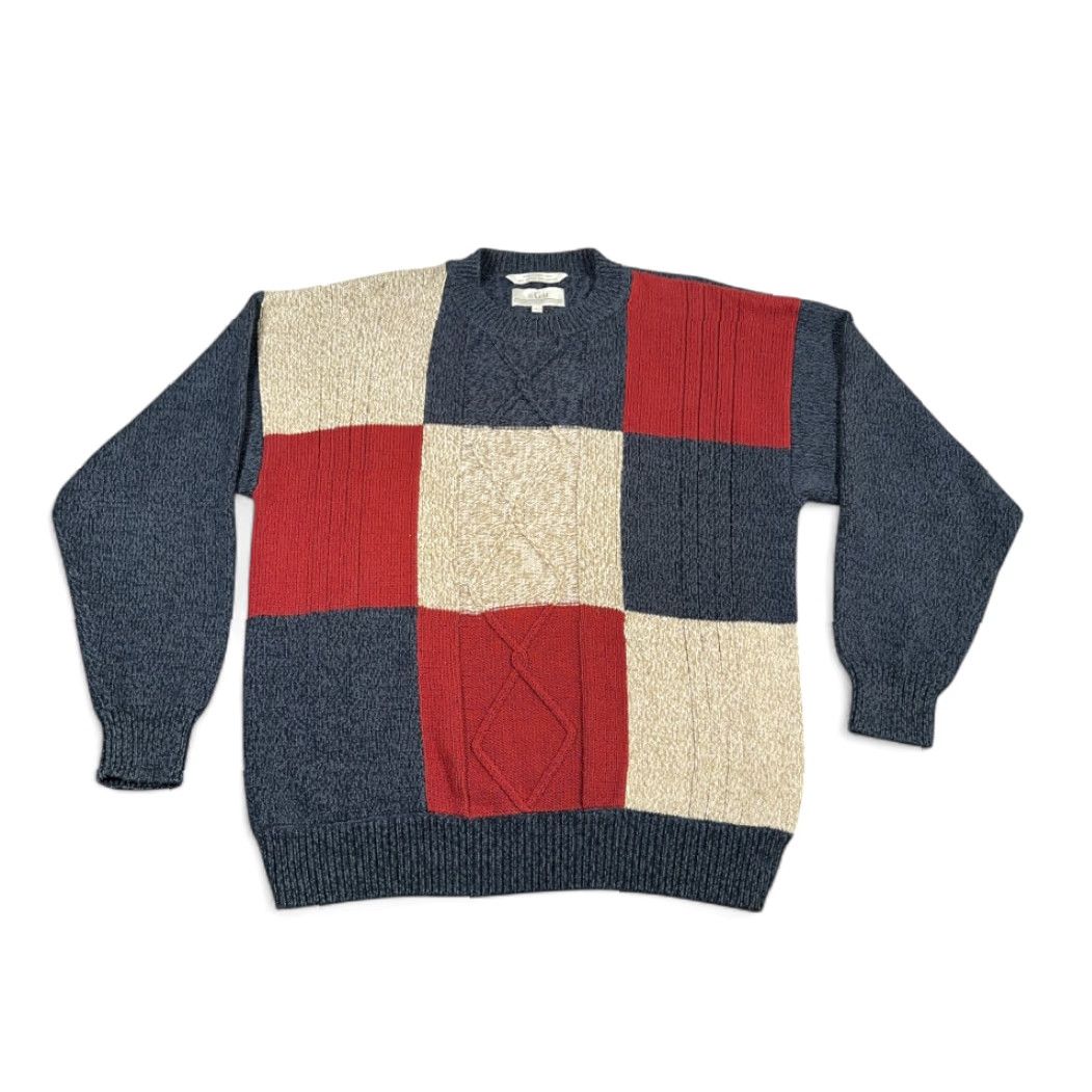 Vintage VINTAGE Patchwork Sweater Nike? Size US L / EU 52-54 / 3 - 2 Thumbnail