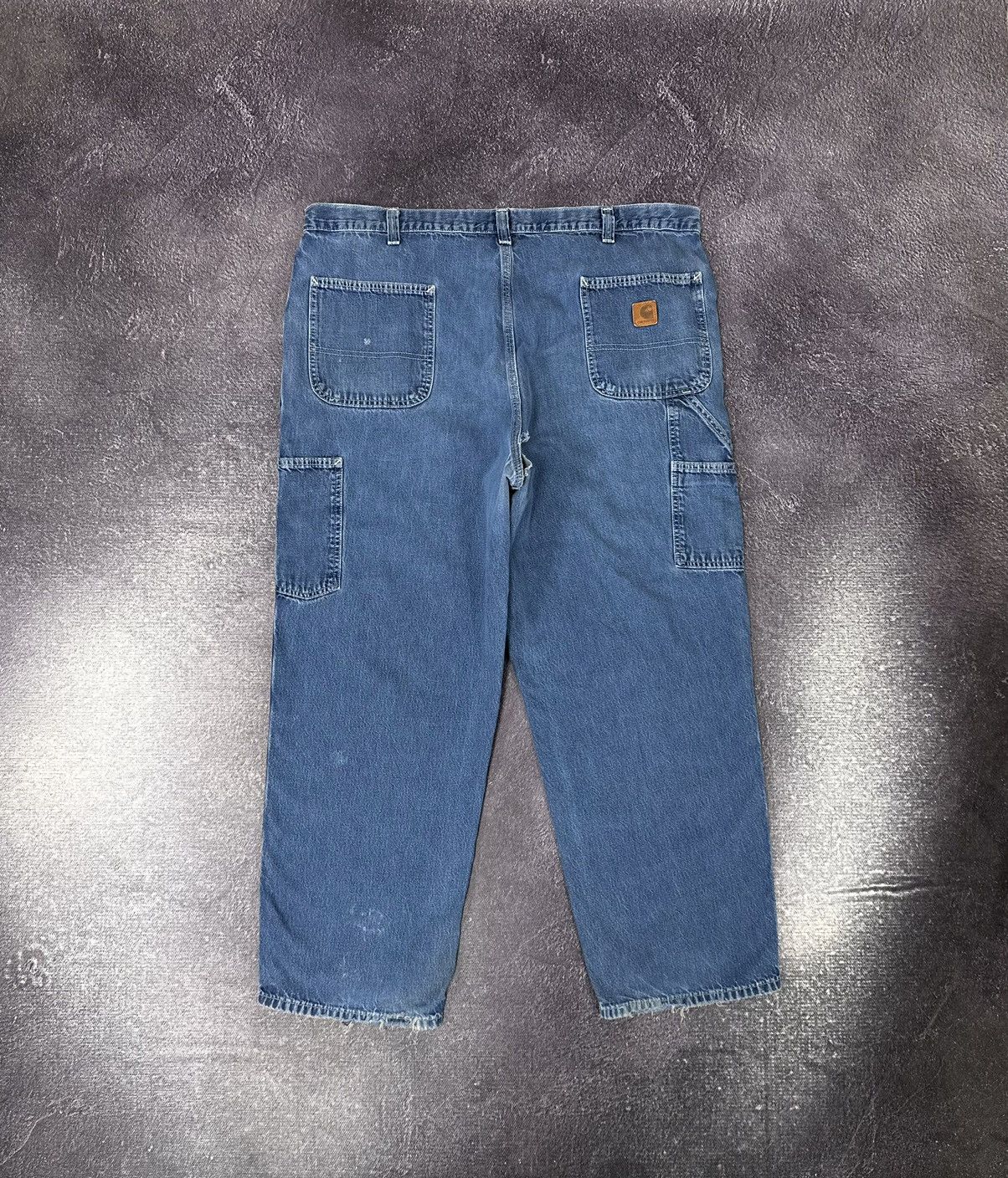 Carhartt Vintage Carhartt USA Distressed Carpenter Baggy Work Jeans Size US 42 / EU 58 - 1 Thumbnail
