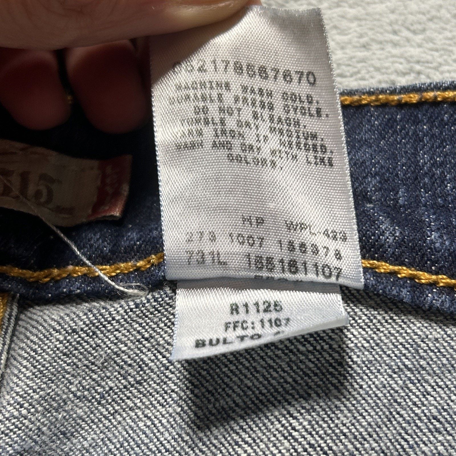 Levi's Levis 515 Beyond Baggy Jeans Women 14 Reg 36x31 Wide Bootcut Size 36" / US 14 / IT 50 - 10 Thumbnail