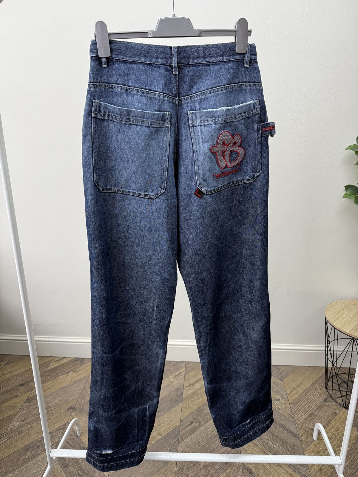 Fubu Vintage FUBU FB Collection Baggy Jeans Blue Y2K Hip Hop Rap Size US 30 / EU 46 - 13 Thumbnail