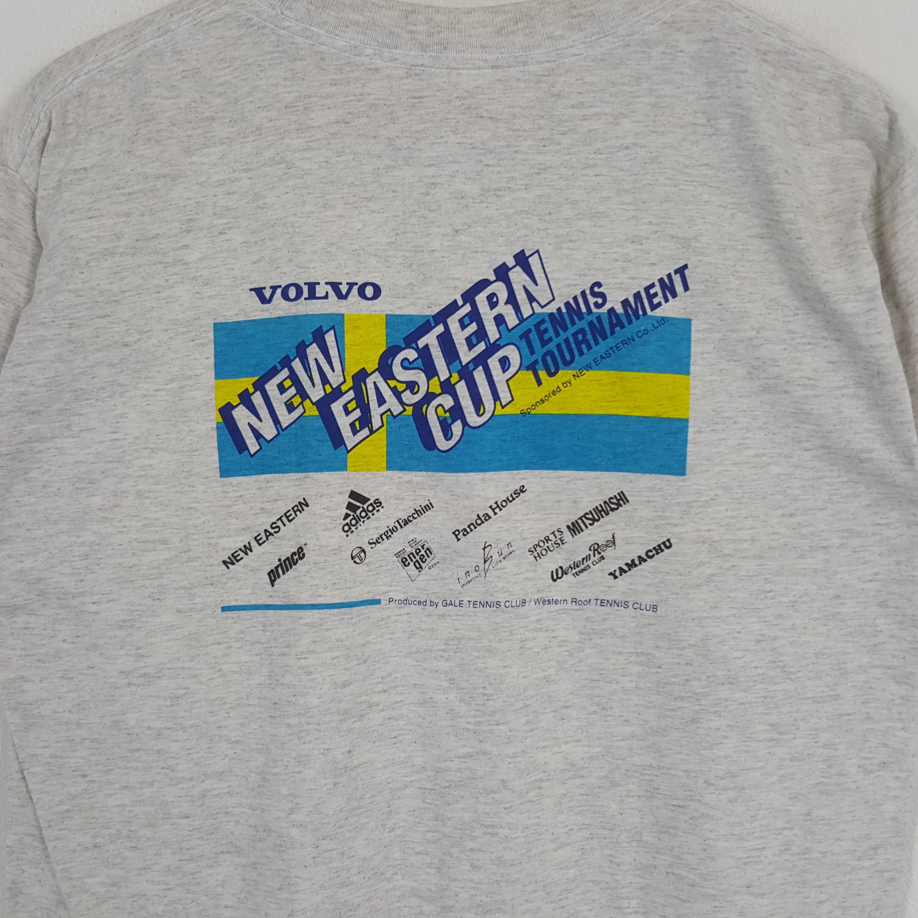 Adidas × Sergio Tacchini × Vintage Vintage Volvo Racing Motorsports 90's Promo Tshirt Size US M / EU 48-50 / 2 - 4 Thumbnail