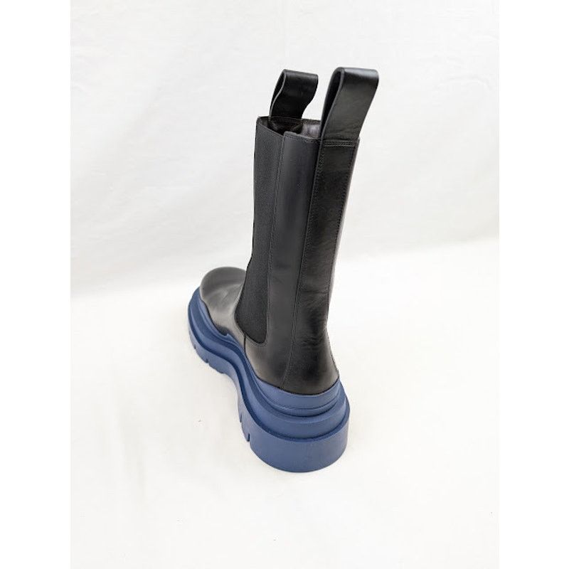 Bottega Veneta o1rshd1 Tire Boots in Black Size US 11 / EU 44 - 12 Thumbnail