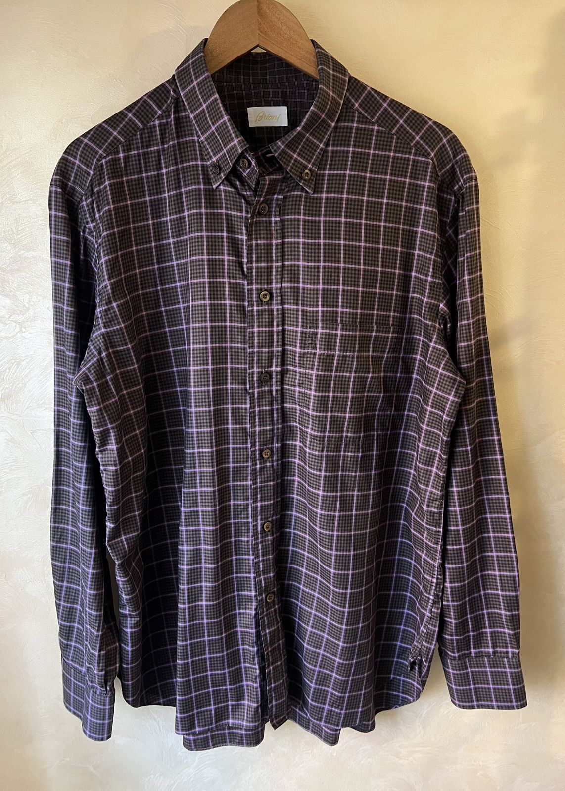 Brioni Brioni Shirt Luxury Size US XL / EU 56 / 4 - 1 Thumbnail