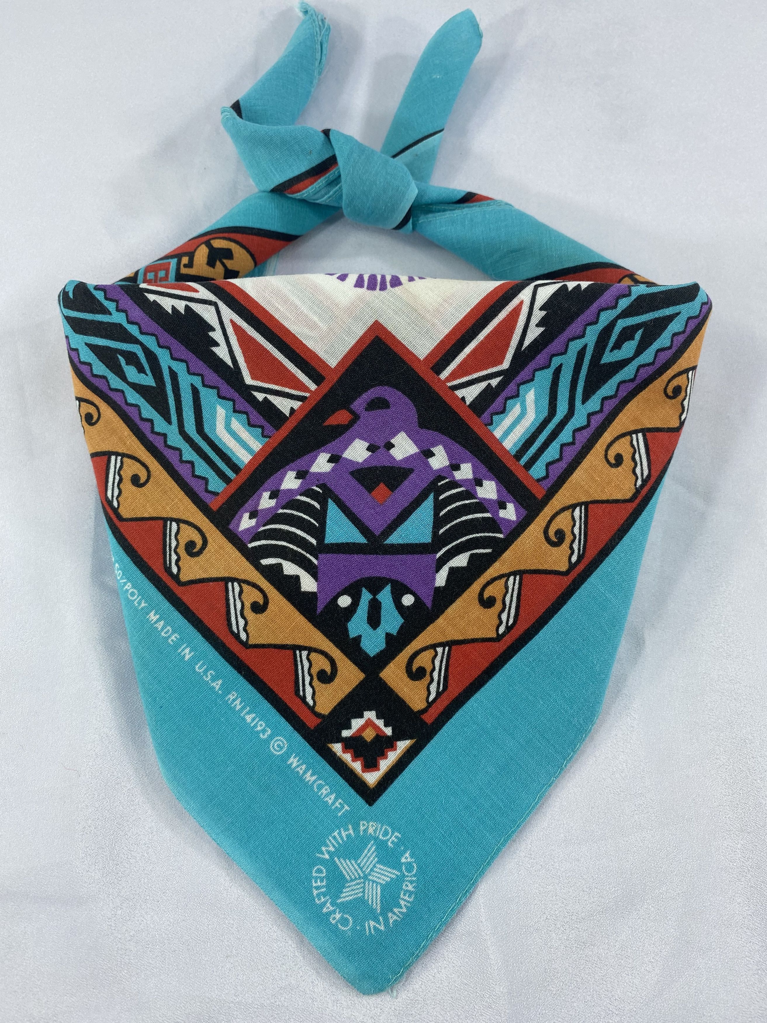 Vintage Paislee Navajo Handkerchief / Bandana / Neckerchief Size ONE SIZE - 1 Thumbnail