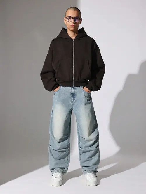Jean Washed Skater Parachute Jeans Size US 32 / EU 48 - 2 Thumbnail