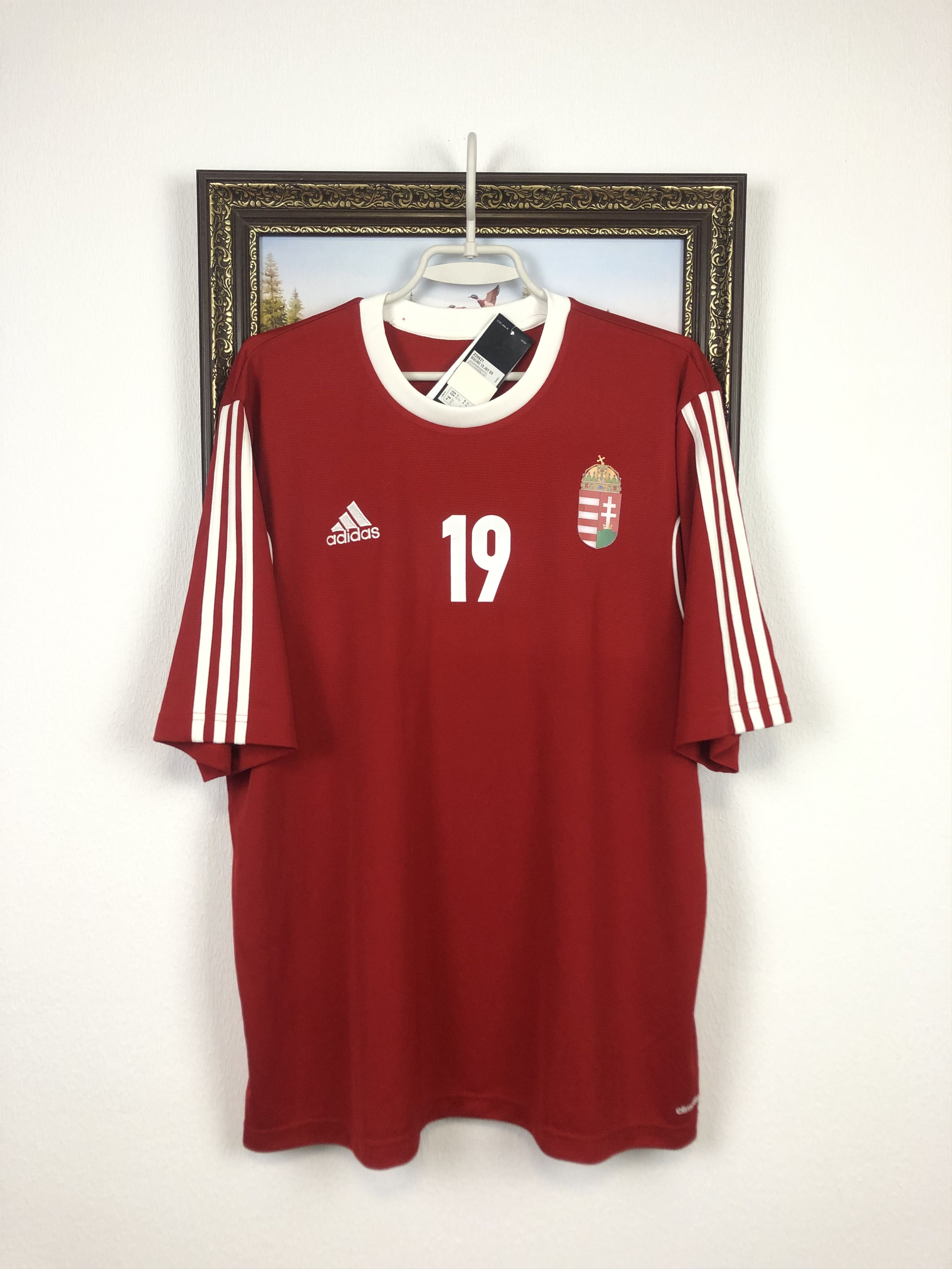 Adidas Hungary football shirt 2012 #19 Koltai Jersey New Rare Size US XL / EU 56 / 4 - 3 Thumbnail