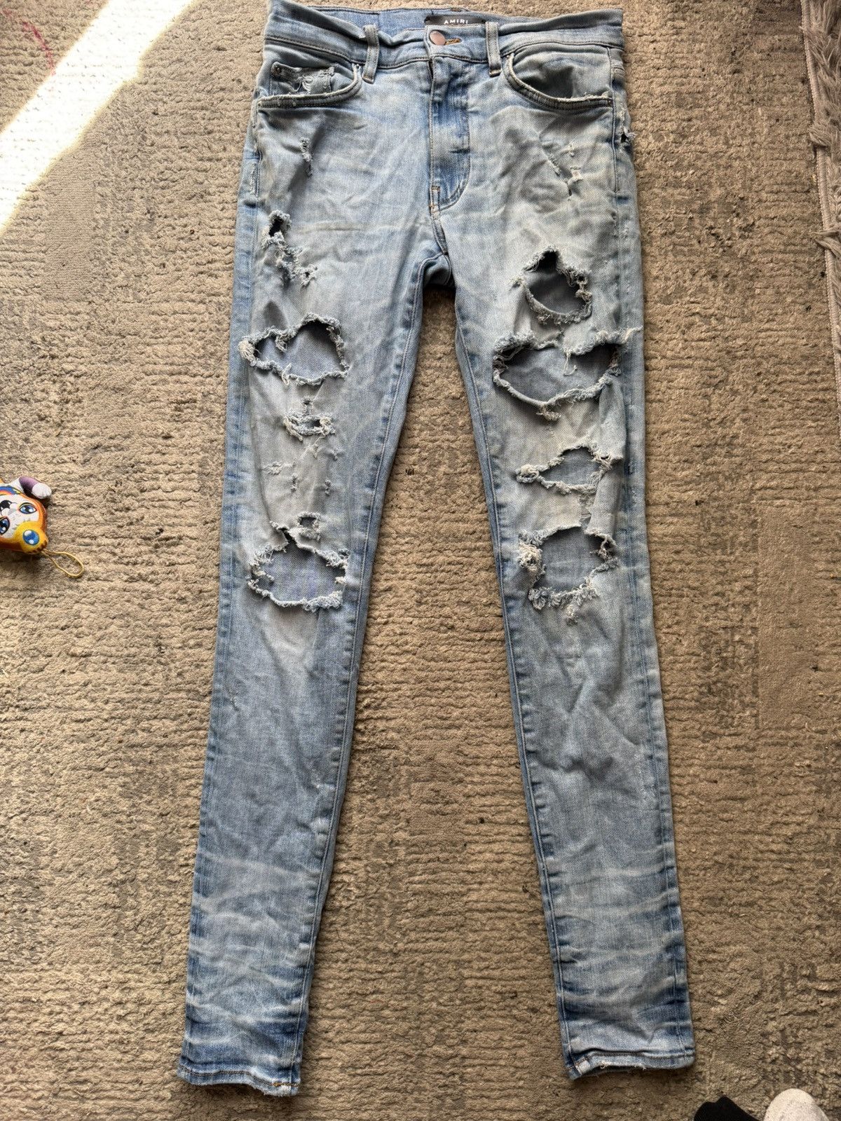 Amiri Amiri Thrasher Skinny Jeans Size US 30 / EU 46 - 1 Thumbnail